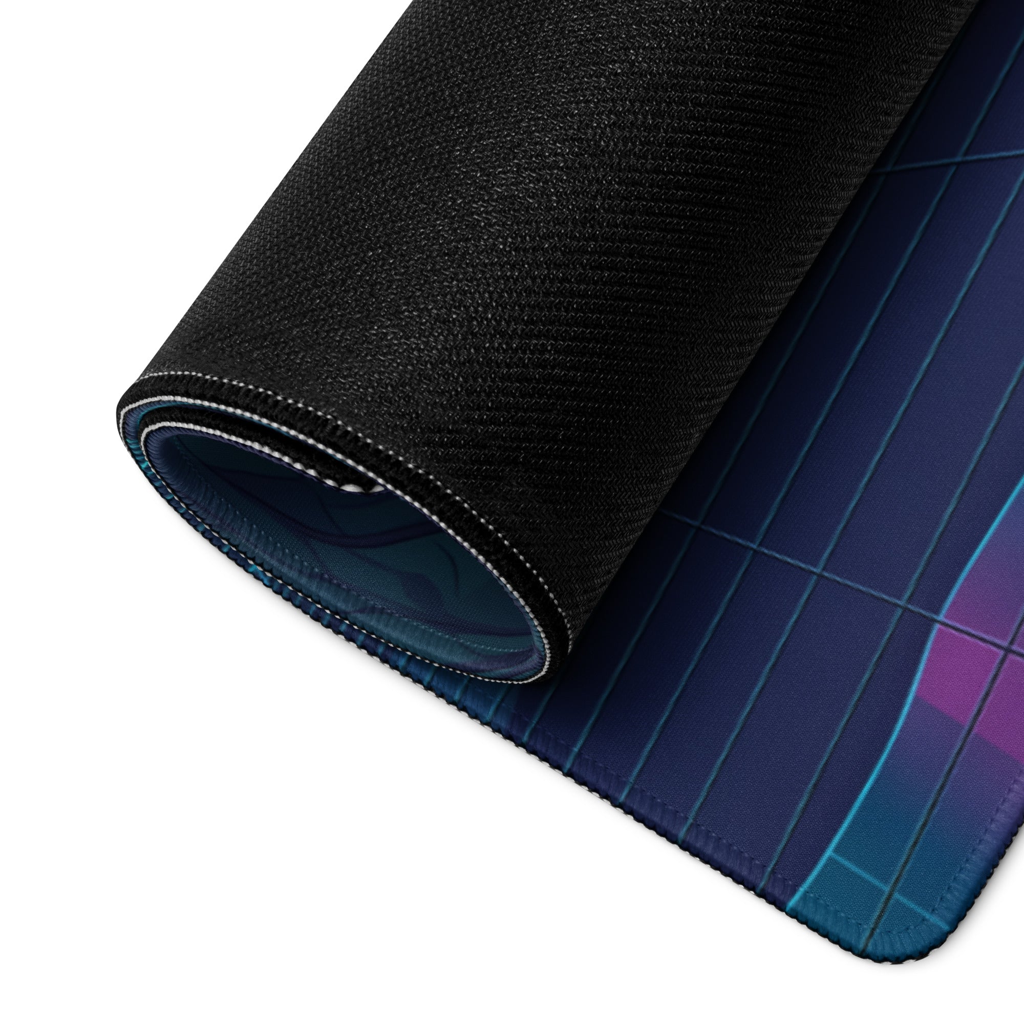 Mk5 Toyota Supra Inspired Red Vaporwave Gaming Mouse Pad, Neon JDM Sports Car Desk Mat with Cyberpunk Japanese Cityscape and Retro Futuristic Art