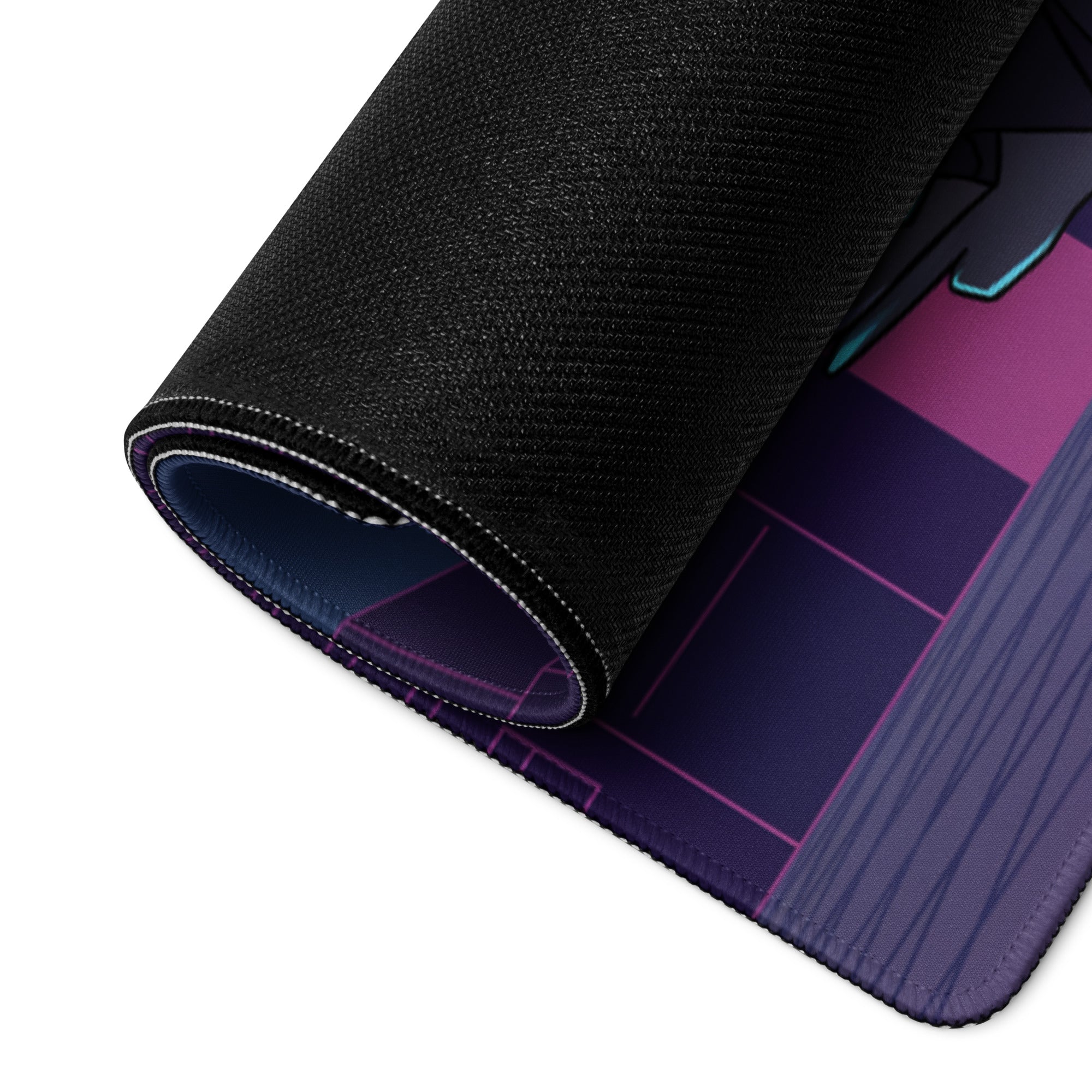 Neon Vaporwave Mouse Pad - Gaming Mouse Pad Pink Purple Blue Desk Vaporwave - Dreamy Mood Cyberpunk Retro Futurism Desk Mat