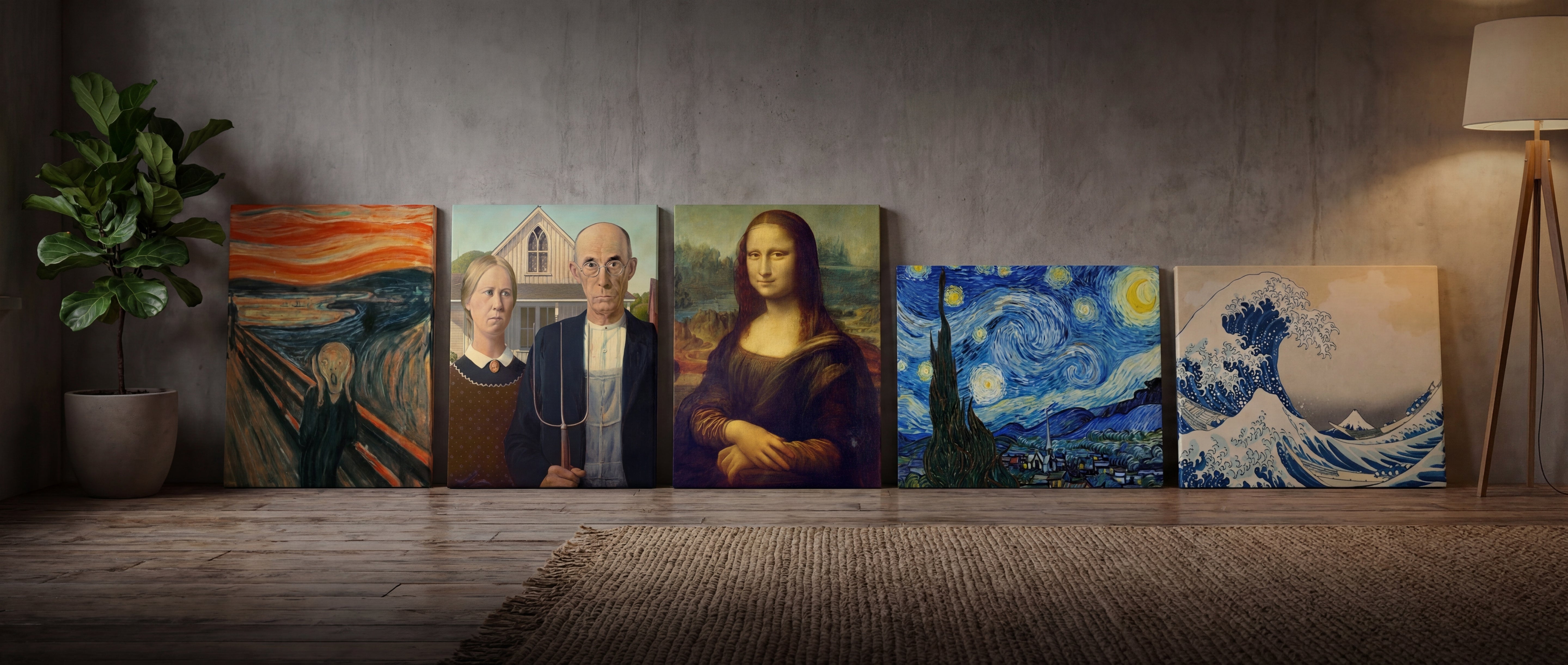 Famous Masterpiece Canvas Wall Art