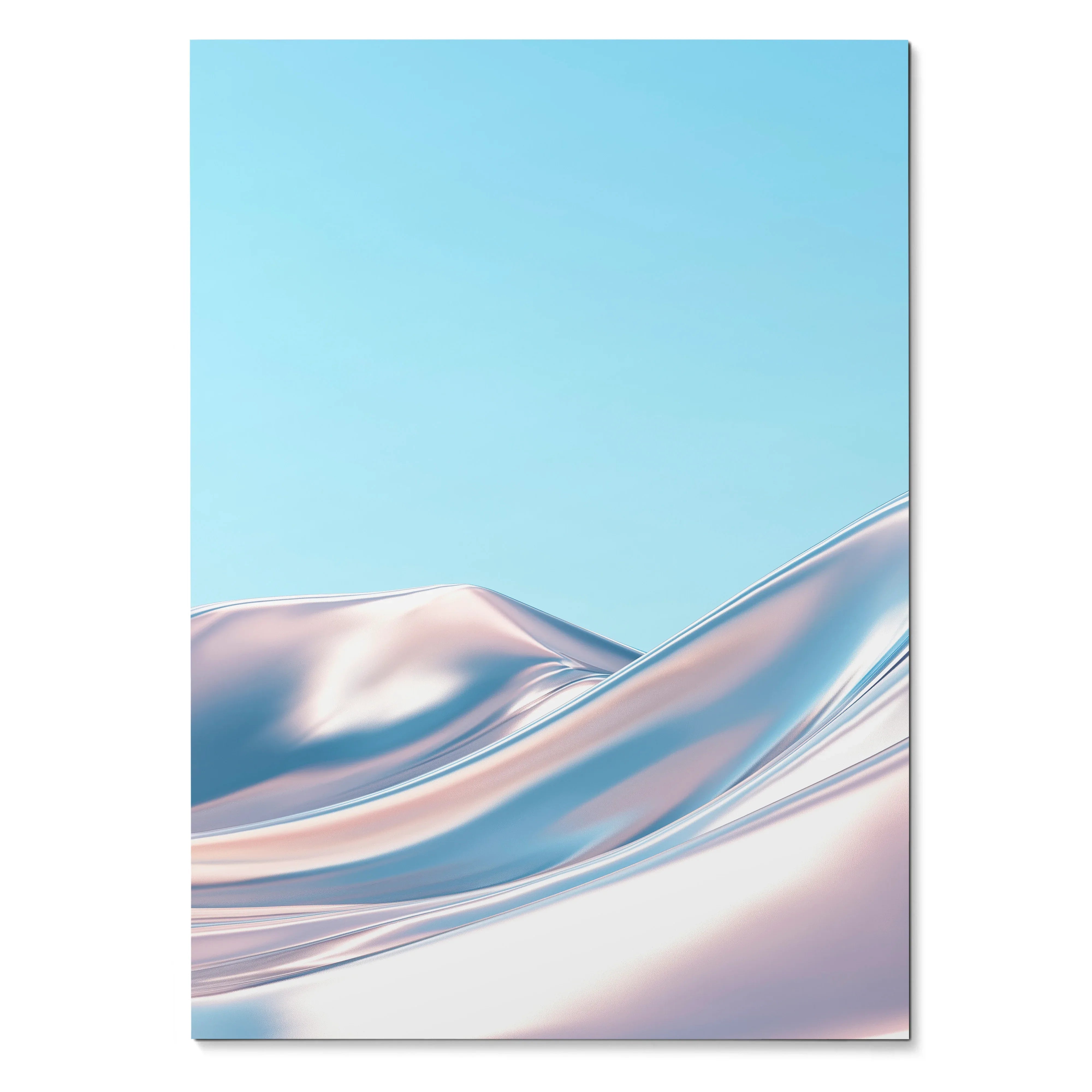Vibrant Abstract Digital Art Poster for Wall Decor | Vertical - Throttle Designs