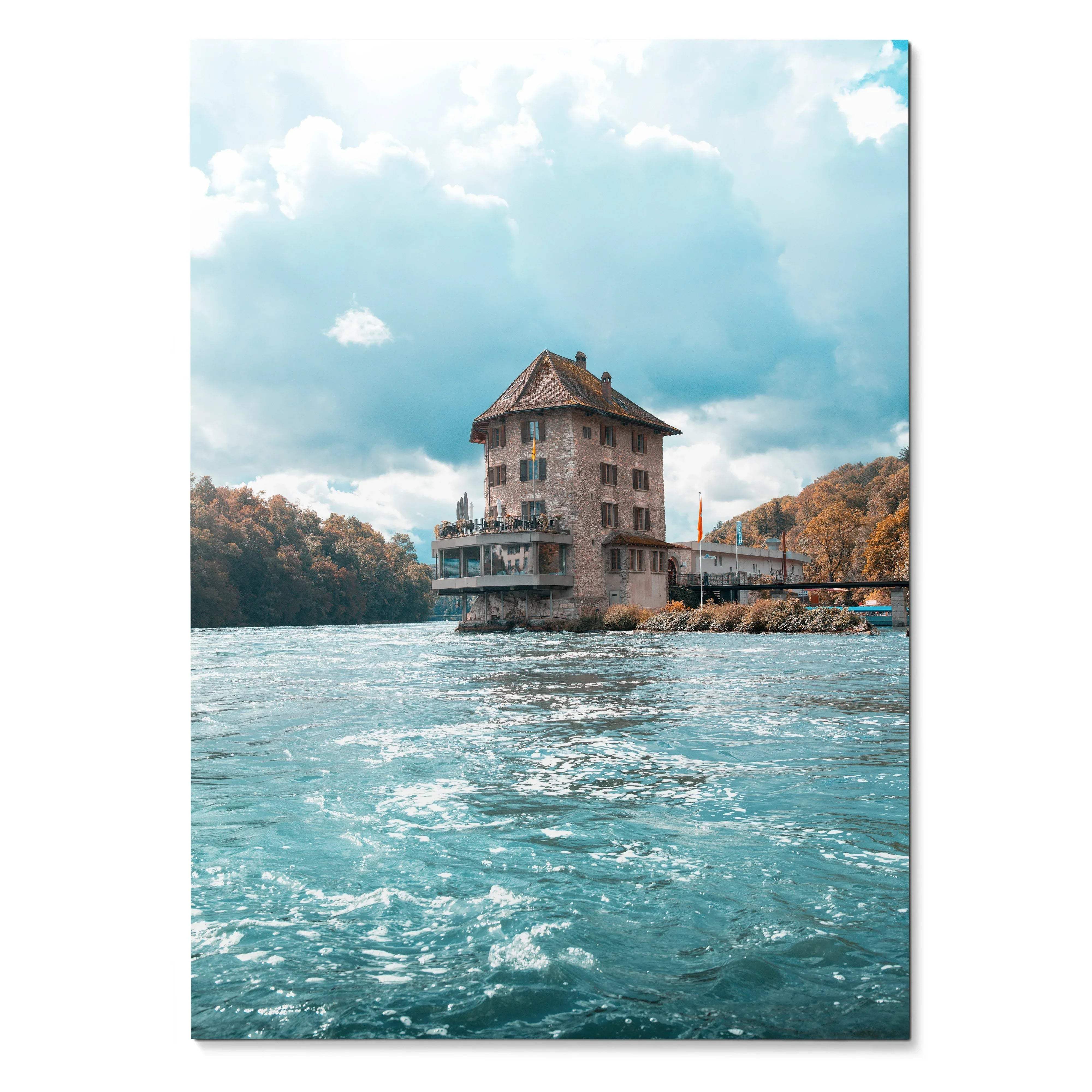 Stunning Architectural Building Wall Art Poster | Vertical - Throttle Designs