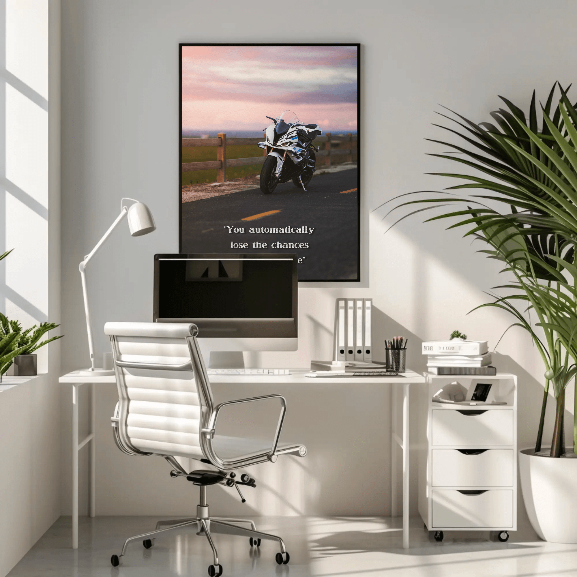 Motivational Poster – BMW S1000RR Inspiring Text #001