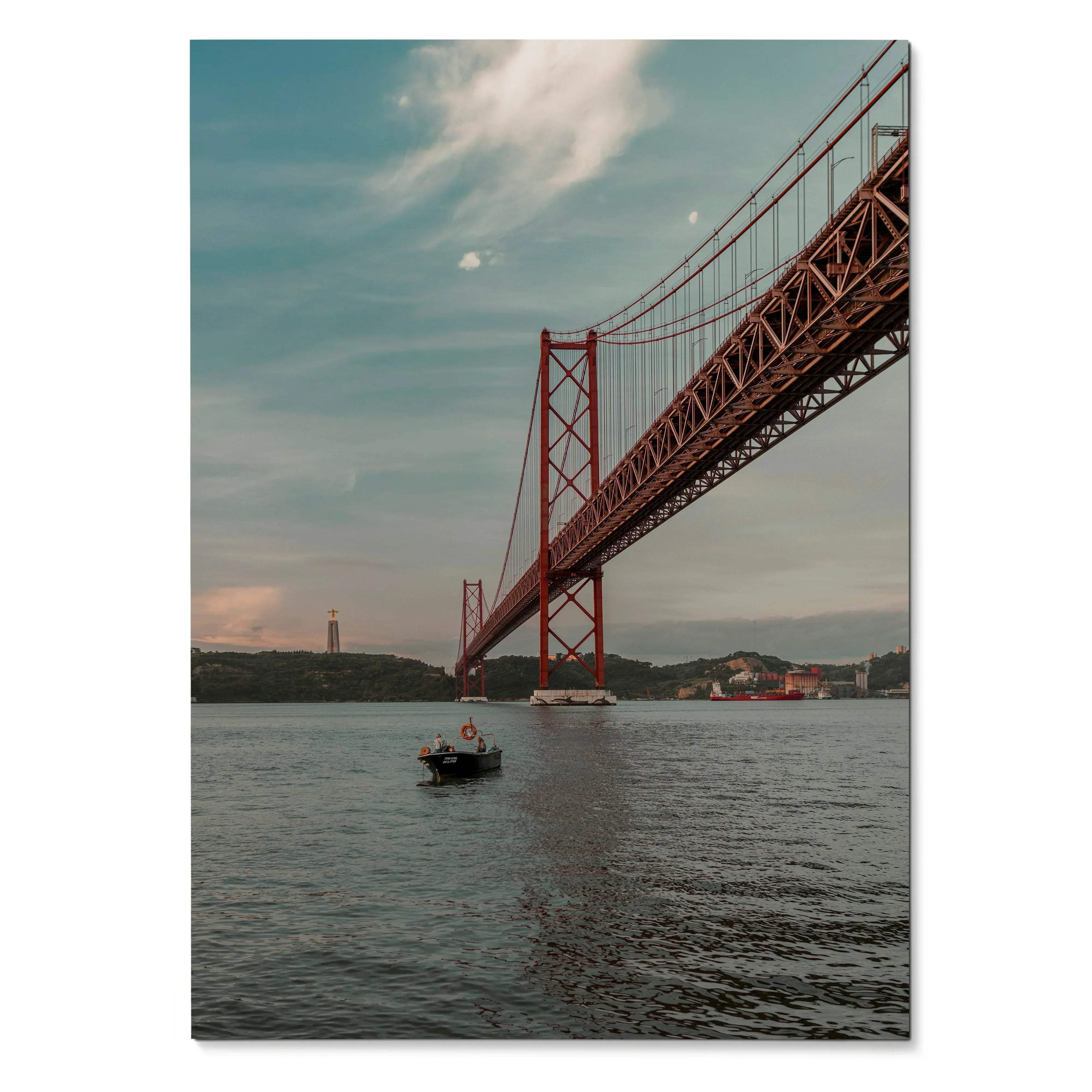 Ocean Sunset Art Print Poster for Wall Decor | Vertical - Throttle Designs
