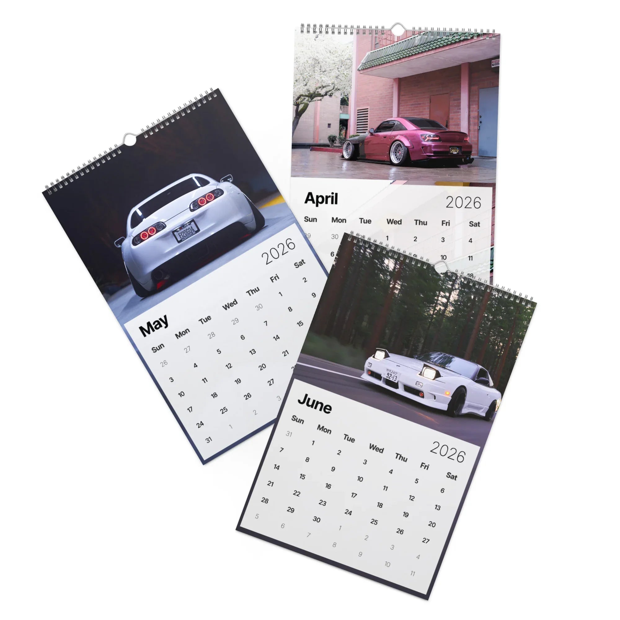 2026 Car Calendar - Iconic JDM Cars Calendar