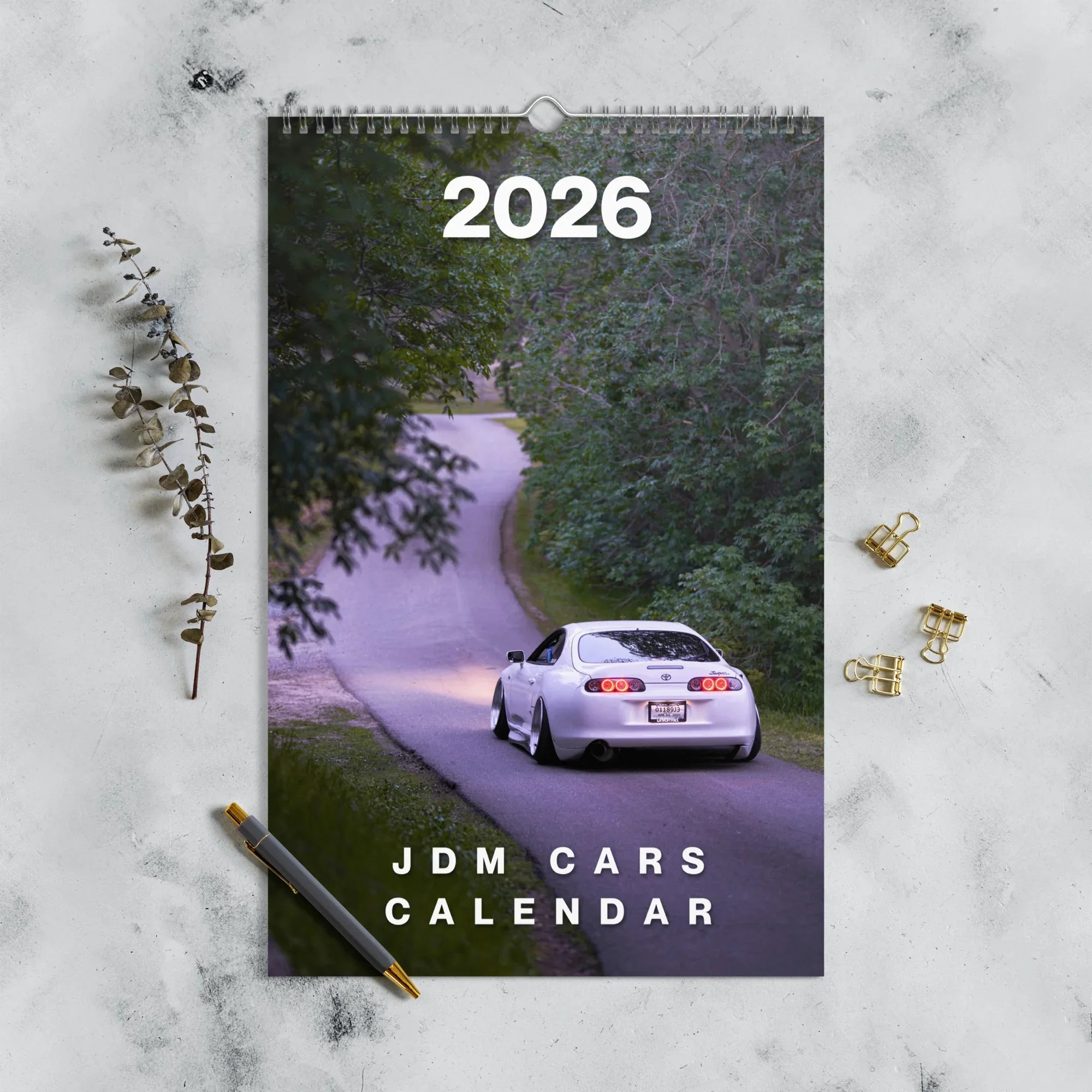 2026 Car Calendar - Iconic JDM Cars Calendar