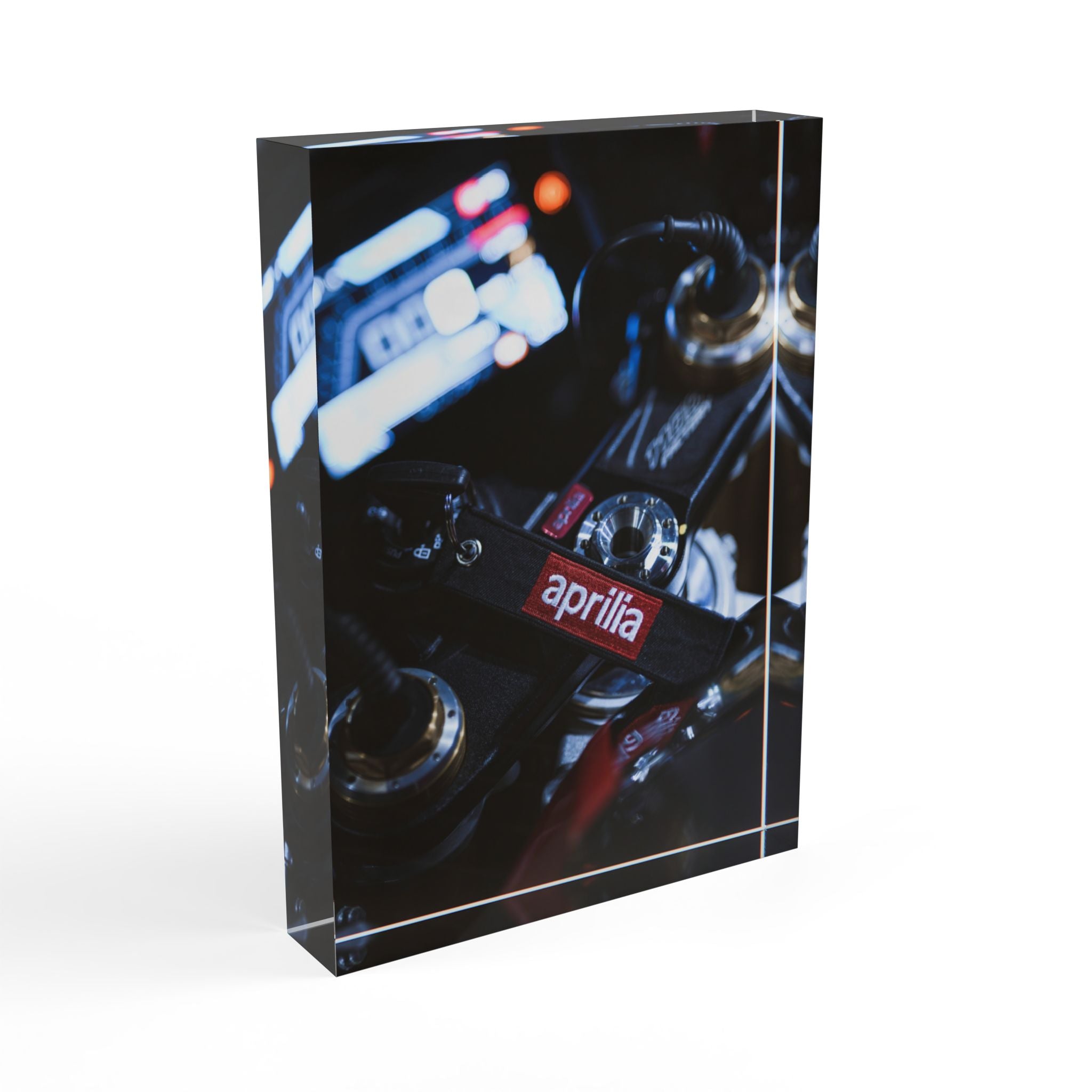 Aprilia RSV4 Motorcycle Acrylic Photo Block #015 - Throttle Designs