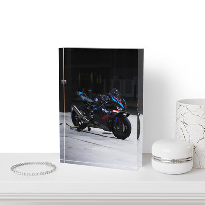 BMW M1000RR Motorcycle Acrylic Photo Block #005 - Throttle Designs