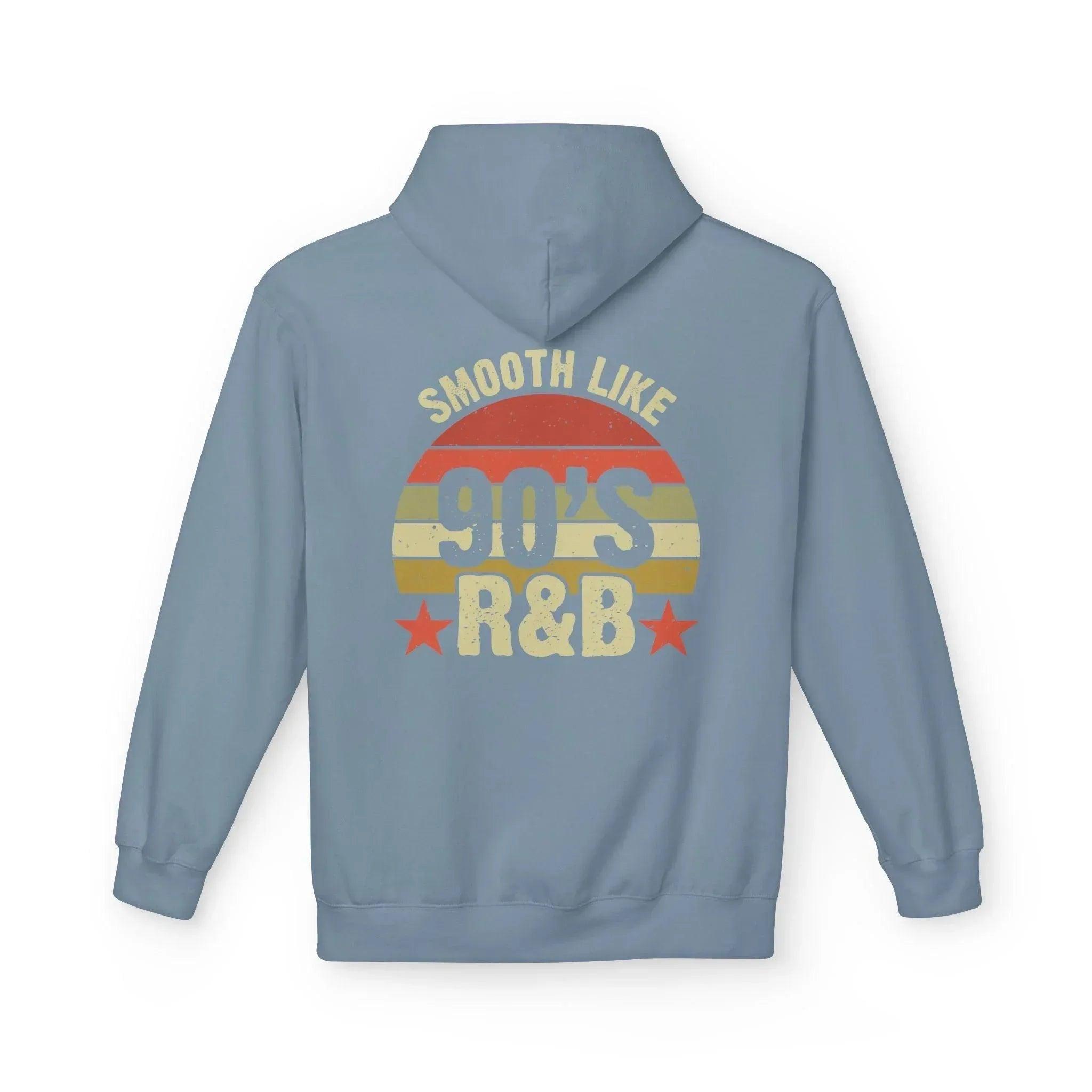Retro Vibes Fleece Hoodie - Embrace the Comfort of 90's R&B Style