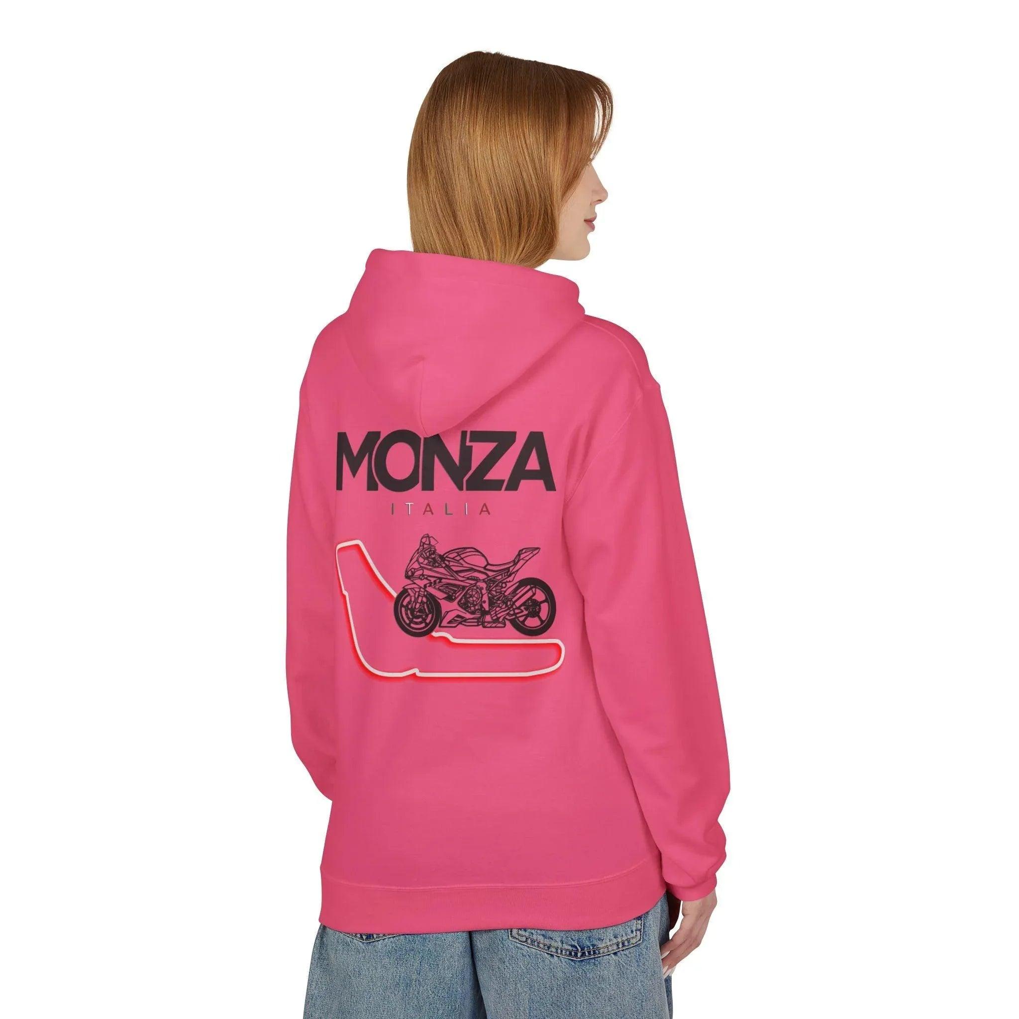 BMW Inspired S1000RR Monza Italia Fleece Hoodie Red Edition for Riders