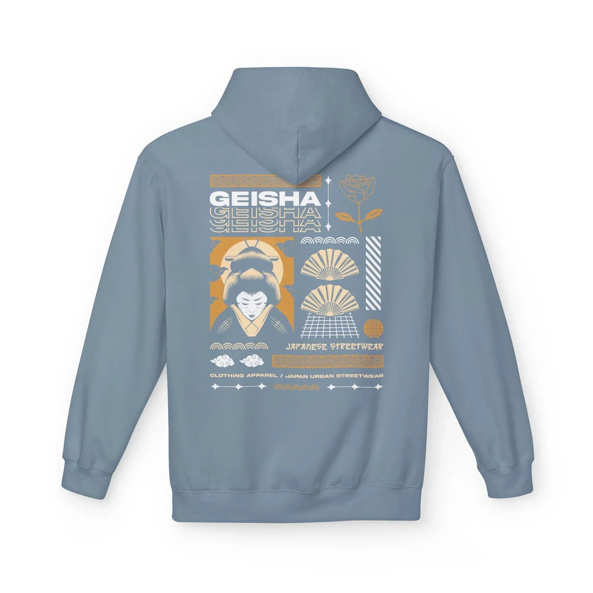 Stylish Geisha-Inspired Fleece Hoodie for Ultimate Streetwear Comfort