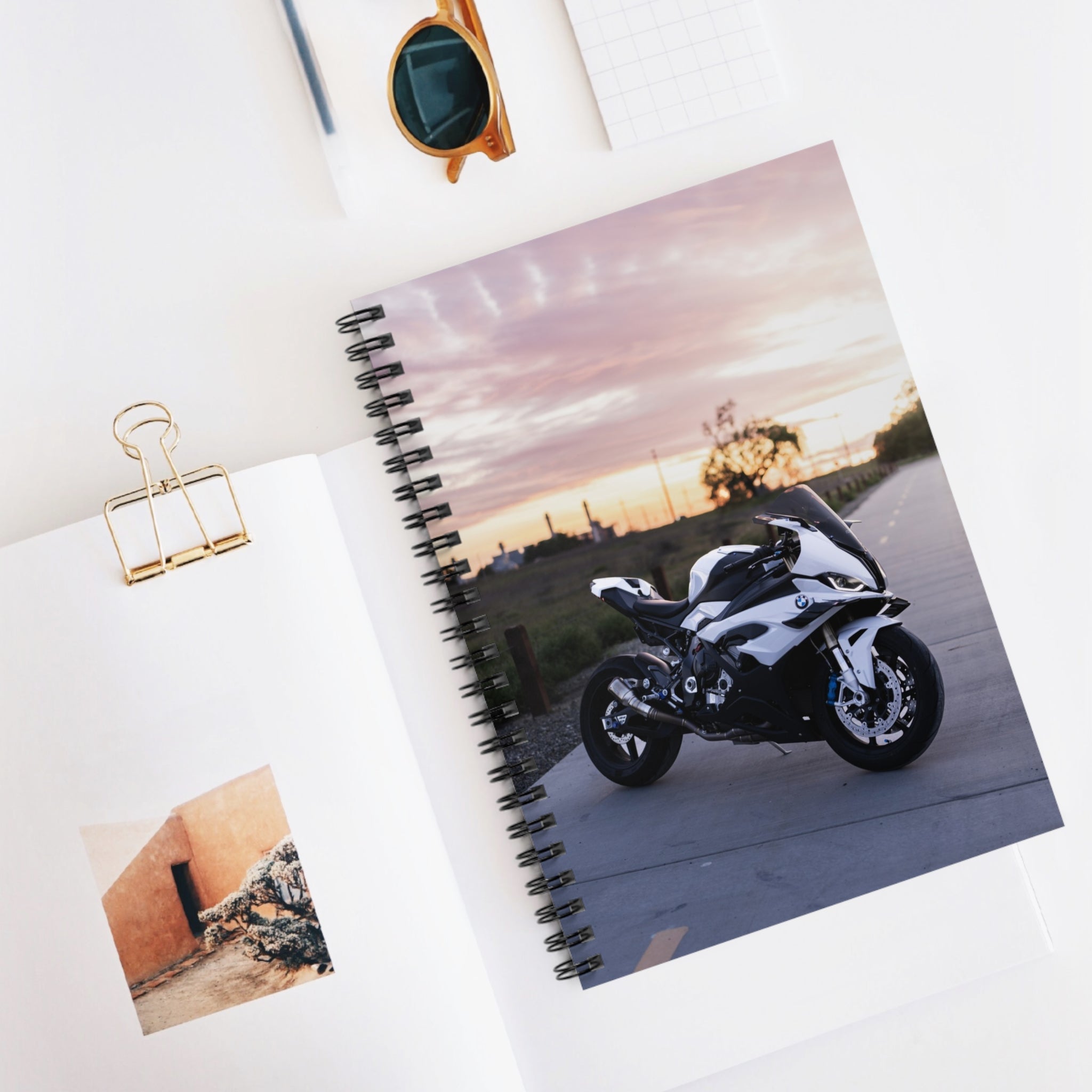 BMW S1000RR Motorcycle Spiral Notebook #034 - Throttle Designs