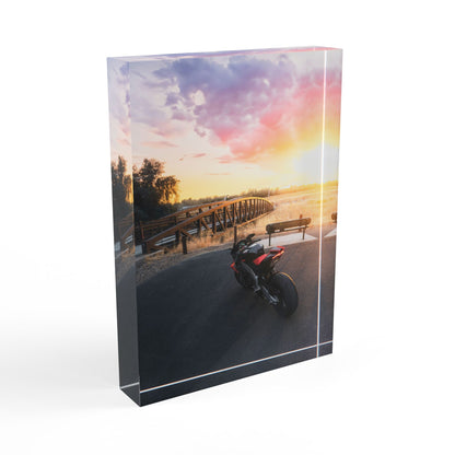 Aprilia RSV4 Motorcycle Acrylic Photo Block #008 - Throttle Designs