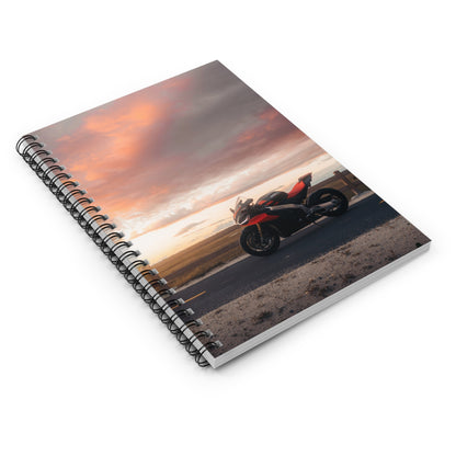 Aprilia RSV4 1100 Factory Motorcycle Spiral Notebook #016 - Throttle Designs