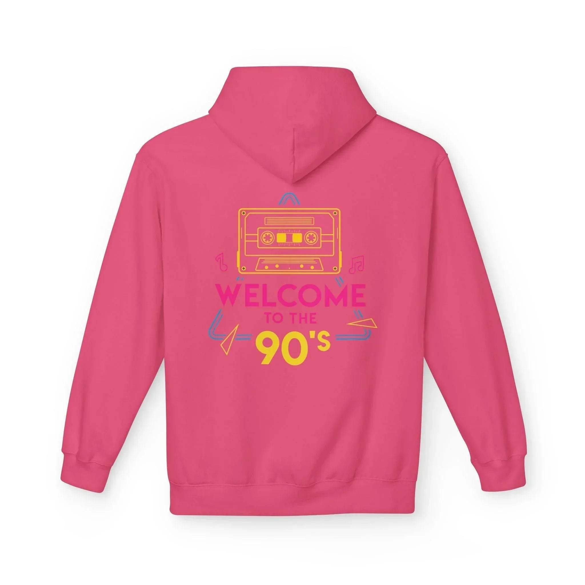 Nostalgic 90's Vibes Premium Fleece Hoodie for Ultimate Comfort