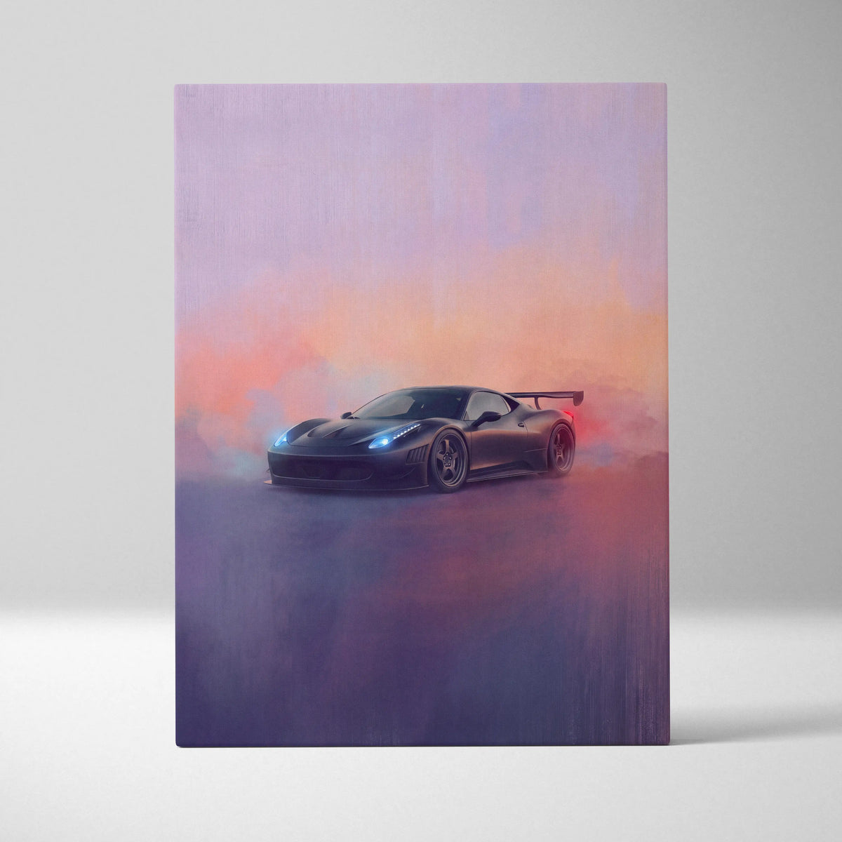 Cars Code For Canvas Ferrari 458 Italia Inspired Car Wall Art - Track Edition Canvas Painti ...