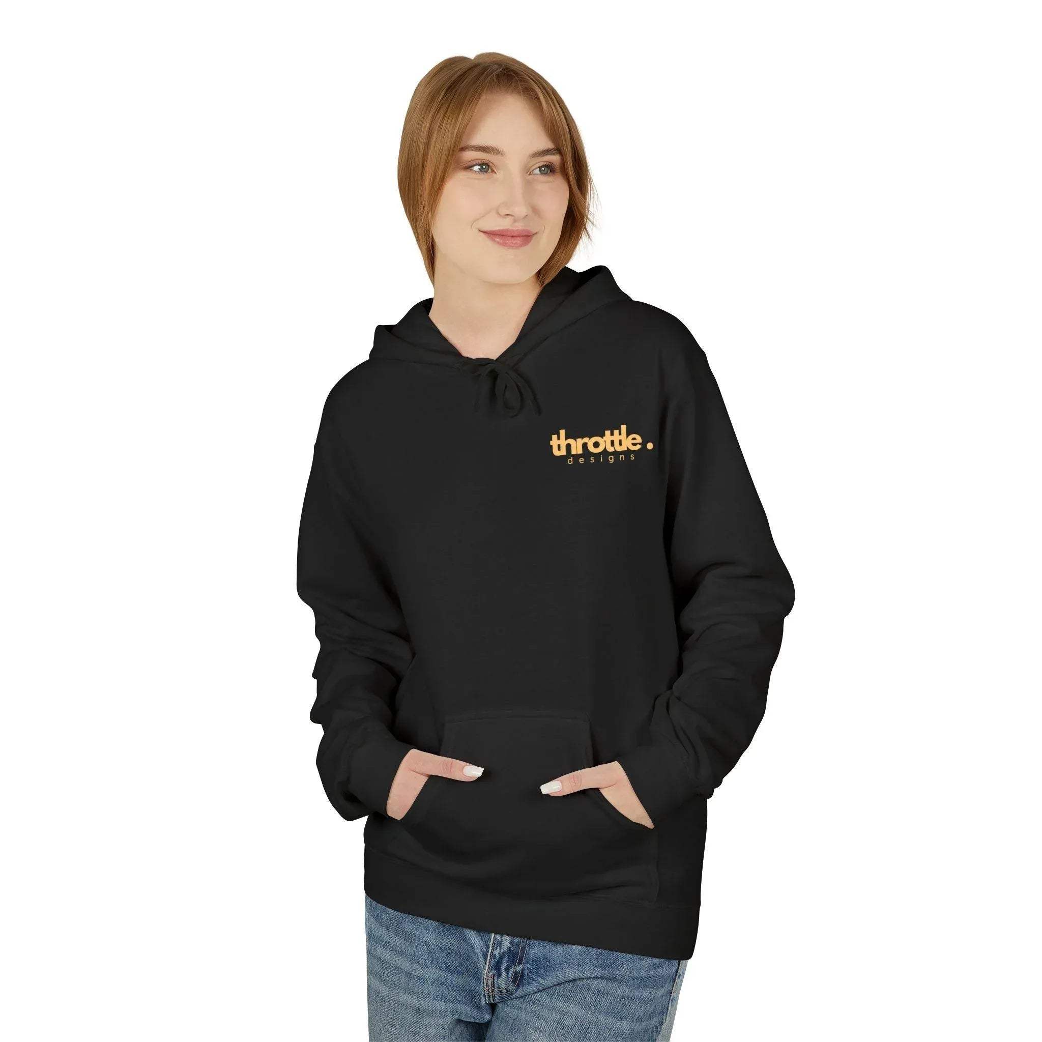 Ultimate Comfort Premium Old School Boombox Fleece Hoodie