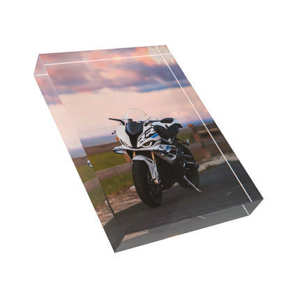 BMW S1000RR Motorcycle Acrylic Photo Block #049 - Throttle Designs