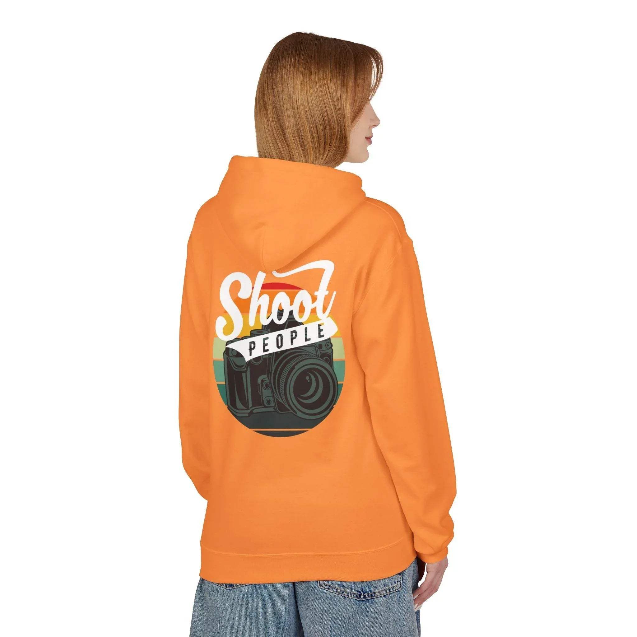 Creative Photographer's "Shoot People" Fleece Hoodie for Ultimate Comfort and Style