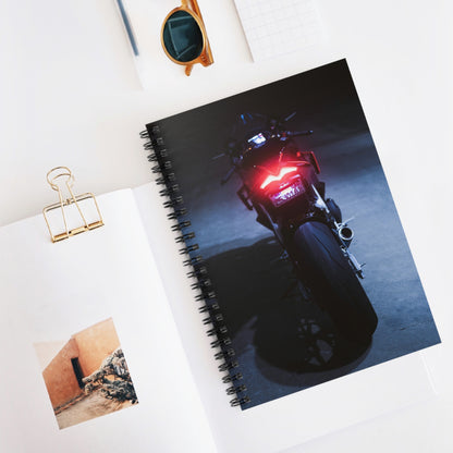 Aprilia RSV4 1100 Factory Motorcycle Spiral Notebook #020 - Throttle Designs