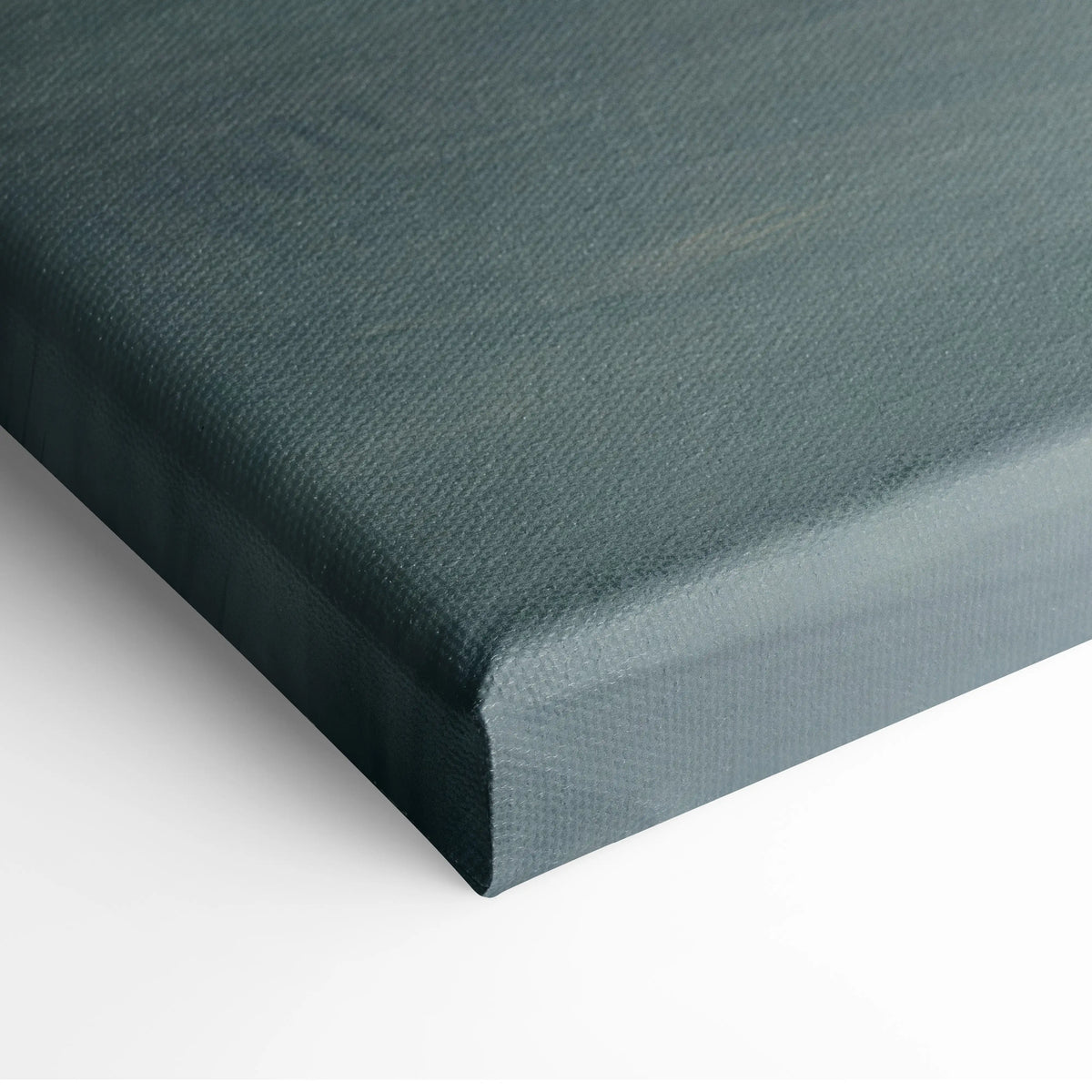 Dark green canvas print with textured woven surface inspired by ferrari 458 italia luxury supercar wall art
