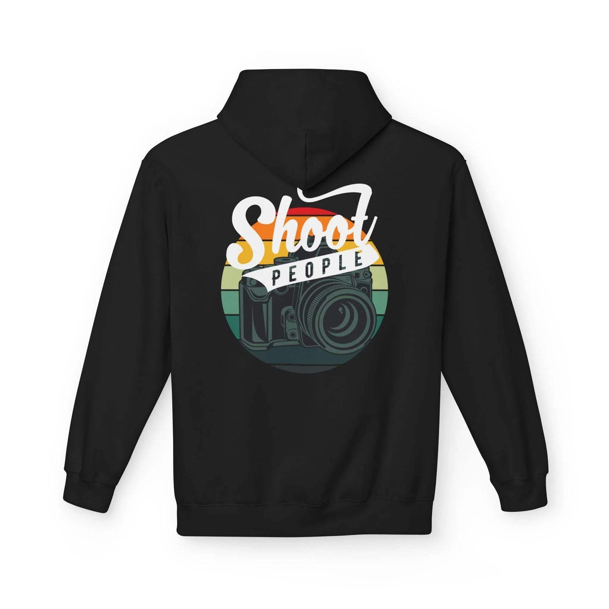 Creative Photographer's "Shoot People" Fleece Hoodie for Ultimate Comfort and Style