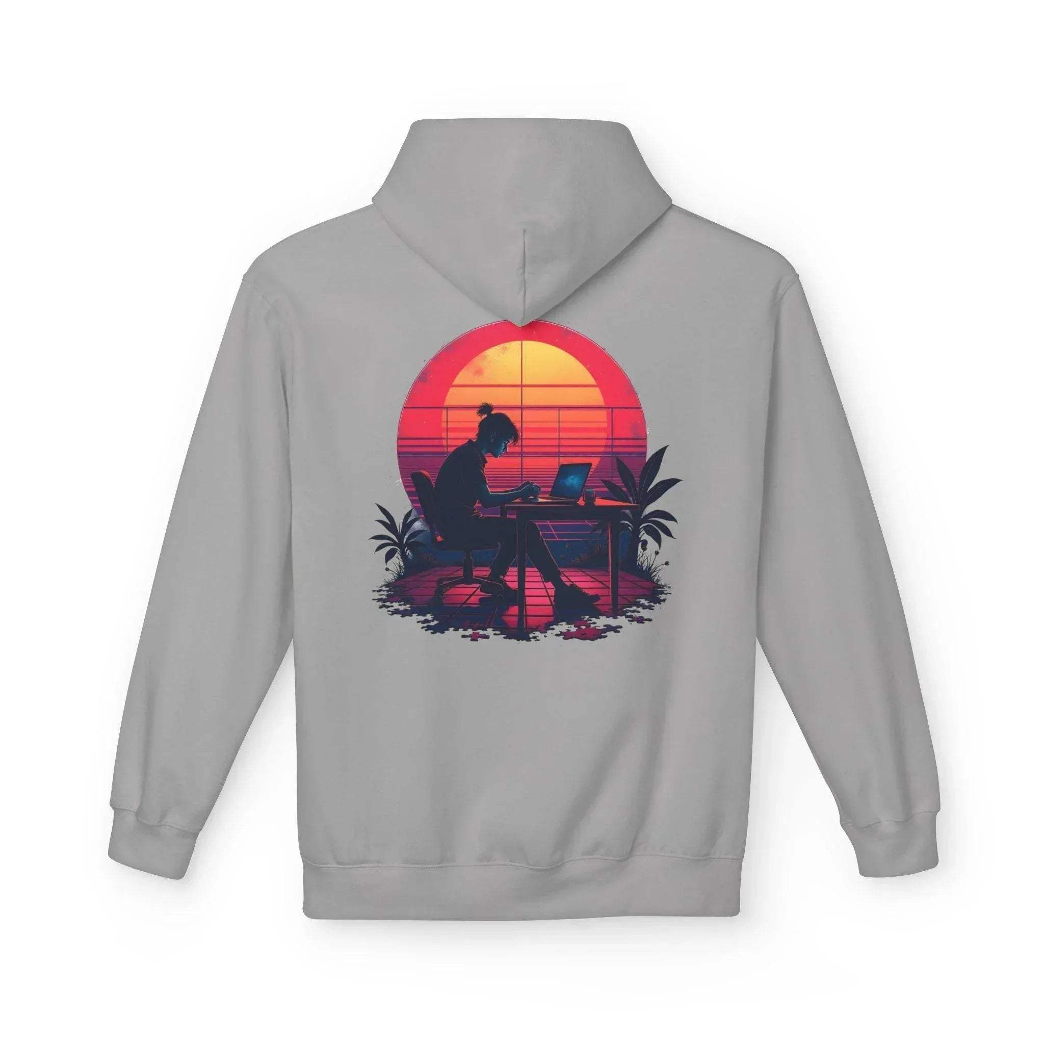 Ultimate Retro Programmer Fleece Hoodie for Comfort and Style