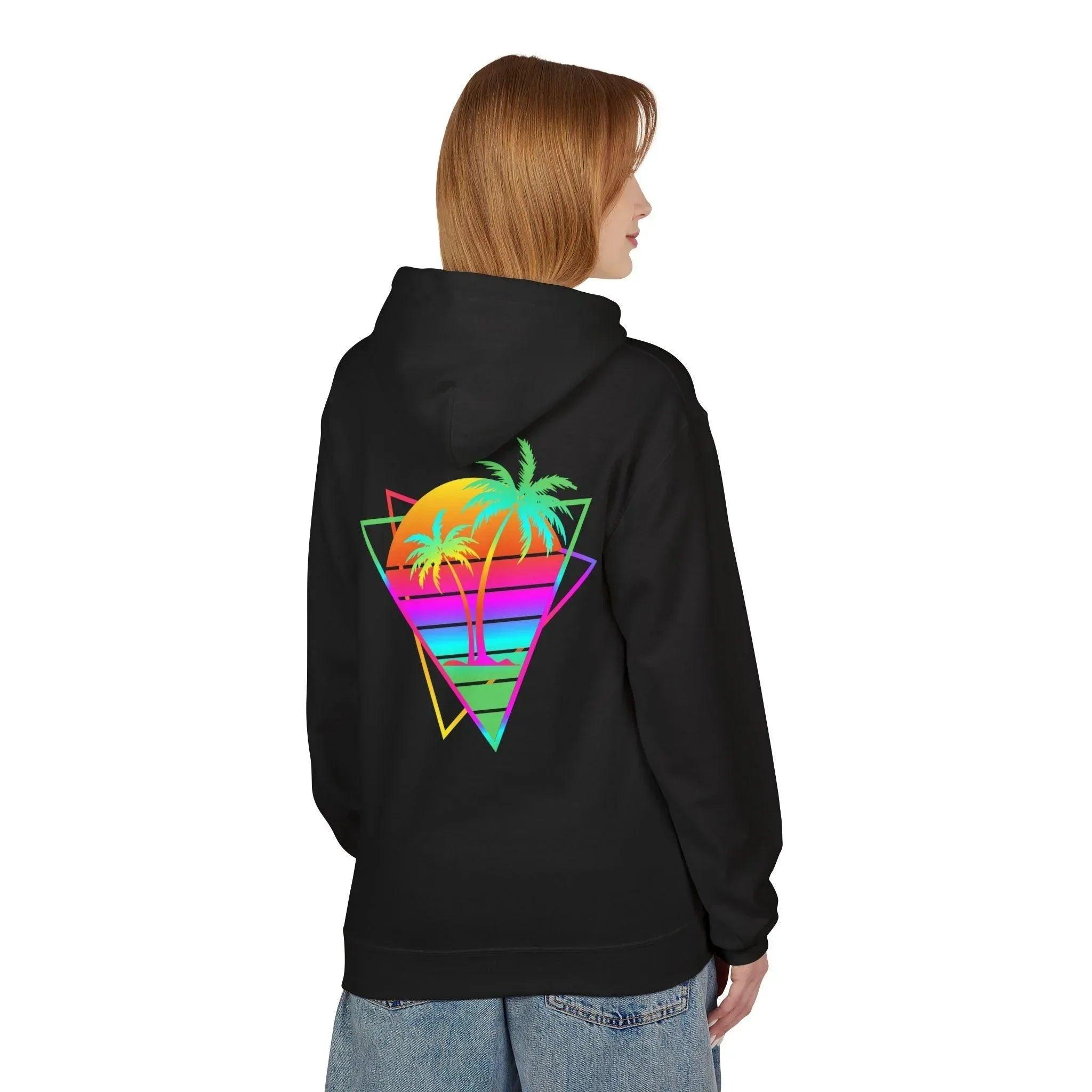 Vaporwave Vintage Fleece Hoodie for Ultimate Comfort and Style