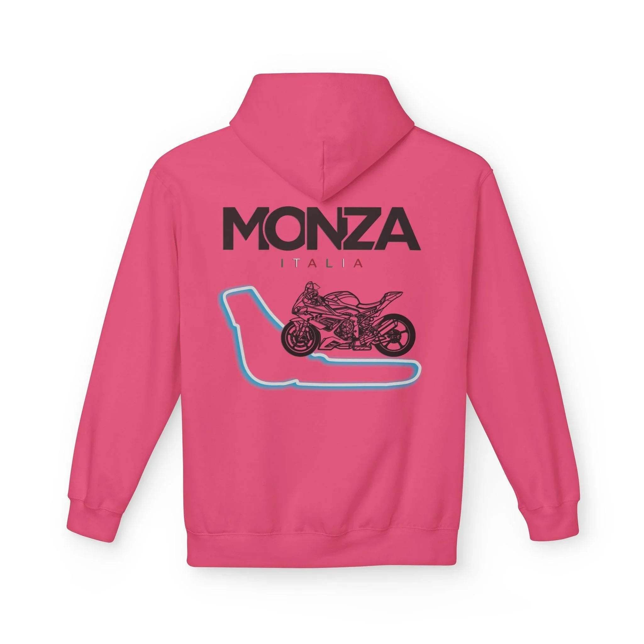 BMW Inspired S1000RR Monza Italia Race Track Fleece Hoodie for Style and Comfort
