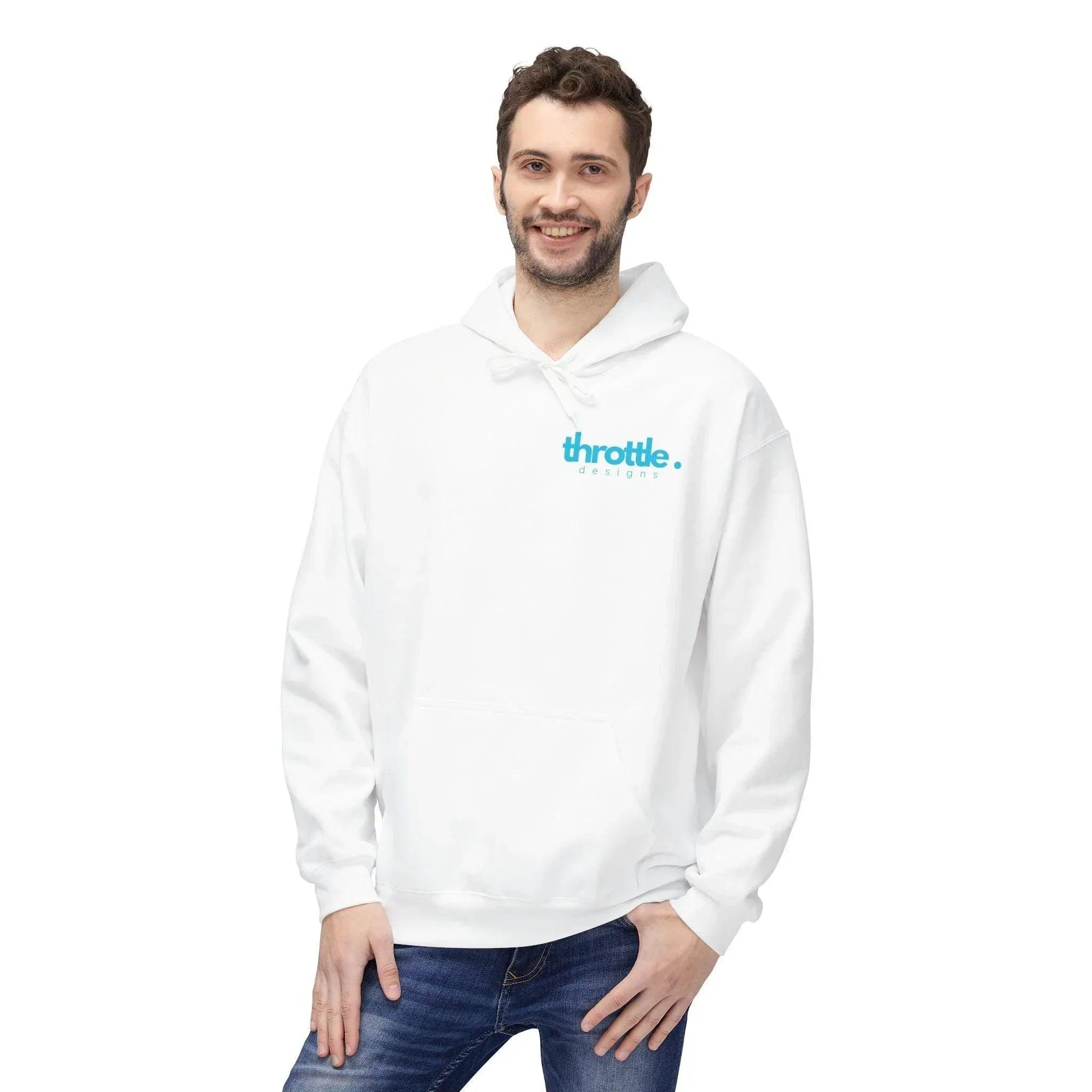Artistic Vibes Fleece Hoodie with Headphone Design - Ultimate Comfort & Style