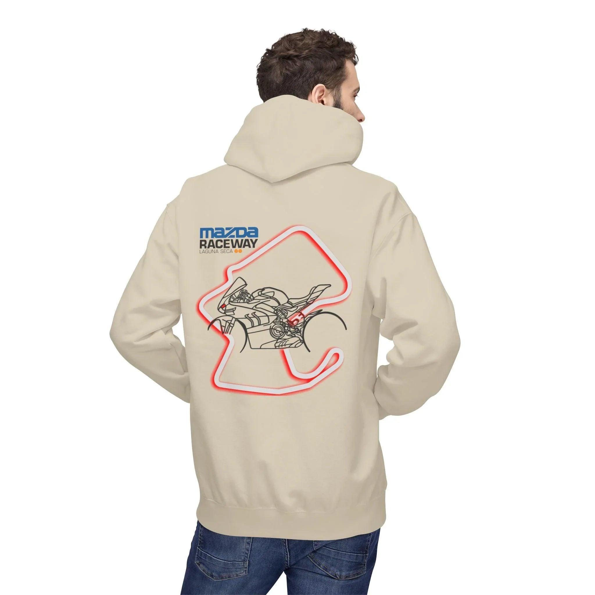 Ducati Panigale V4 SP Laguna Seca Hoodie - Red Edition for Comfort & Style