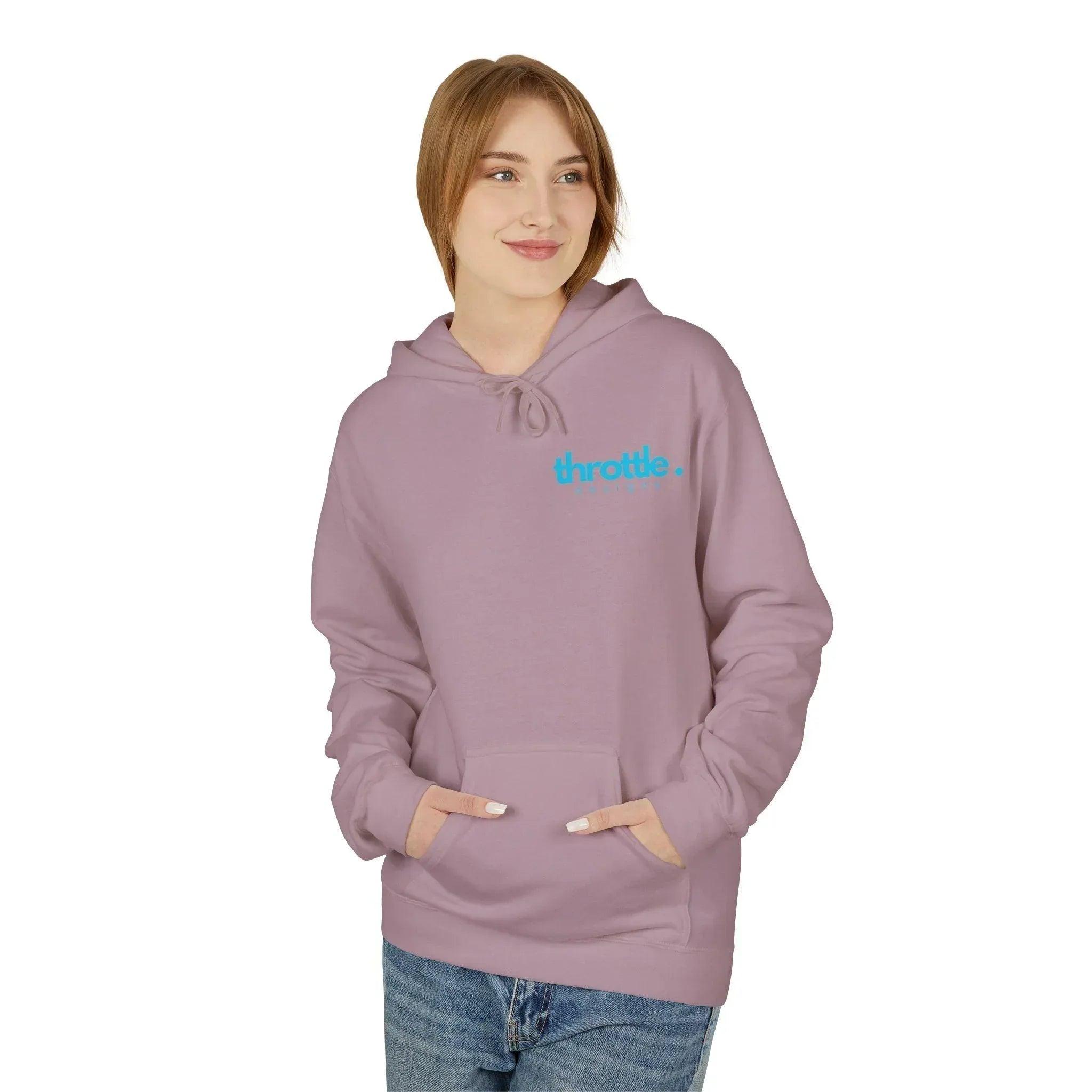 Artistic Vibes Fleece Hoodie with Headphone Design - Ultimate Comfort & Style