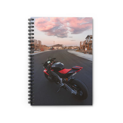 Aprilia RSV4 1100 Factory Motorcycle Spiral Notebook #030 - Throttle Designs