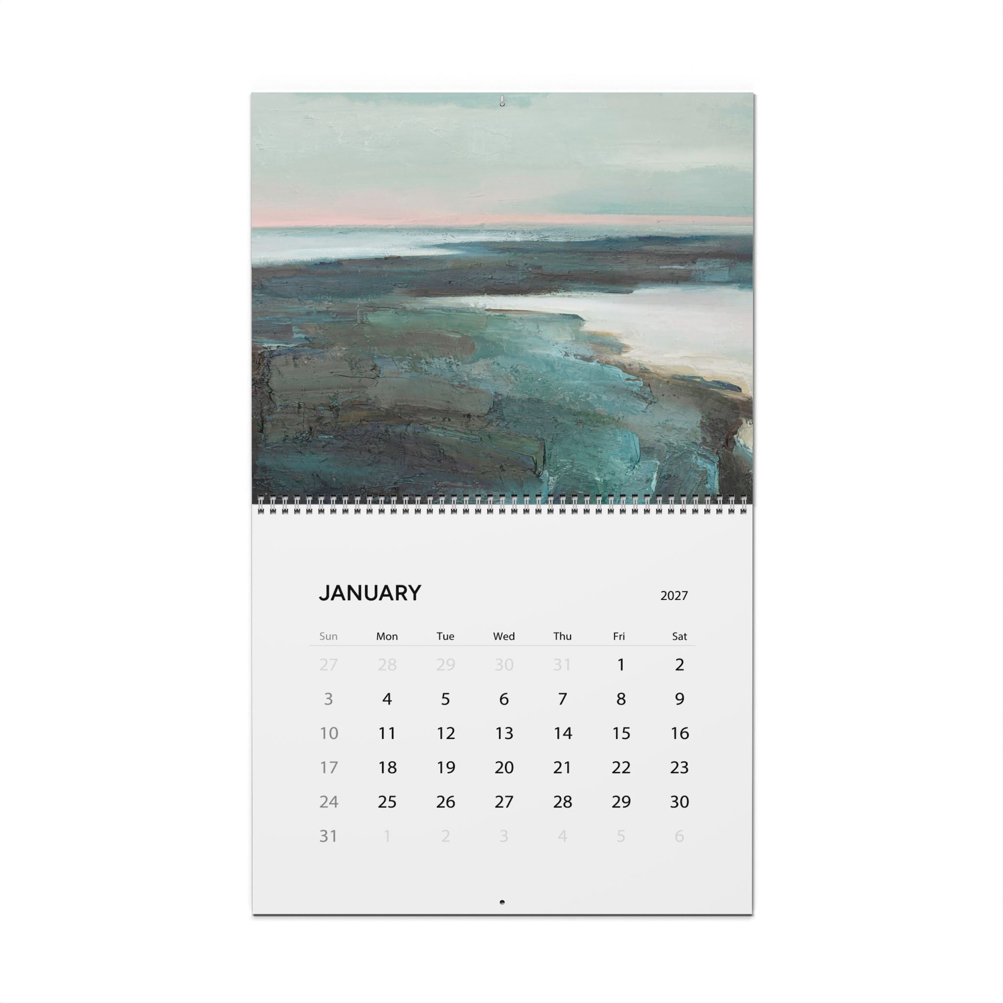 2027 Painting Artwork Wall Calendar – Colorful Artistic Designs & Beautiful Painted Art Collection
