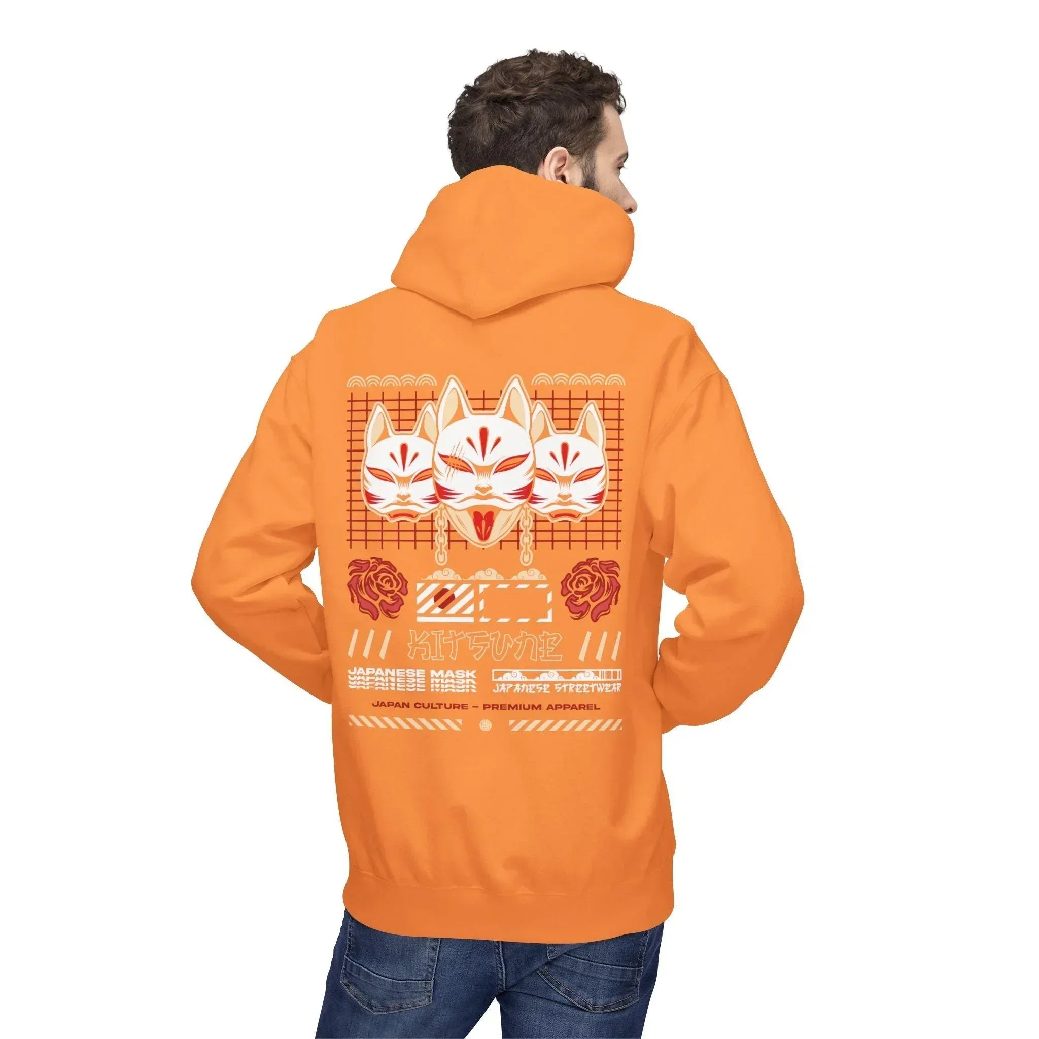 Ultimate Kitsune Japanese Streetwear Fleece Hoodie for Comfort and Style