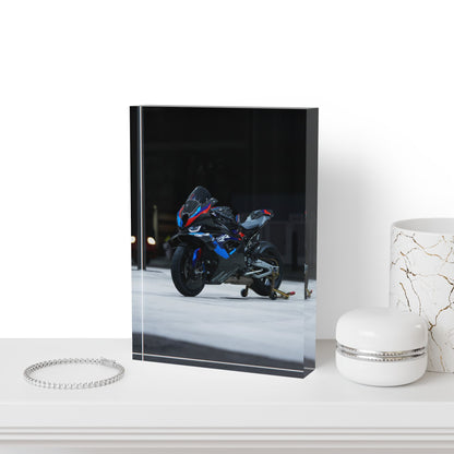 BMW M1000RR Motorcycle Acrylic Photo Block #002 - Throttle Designs