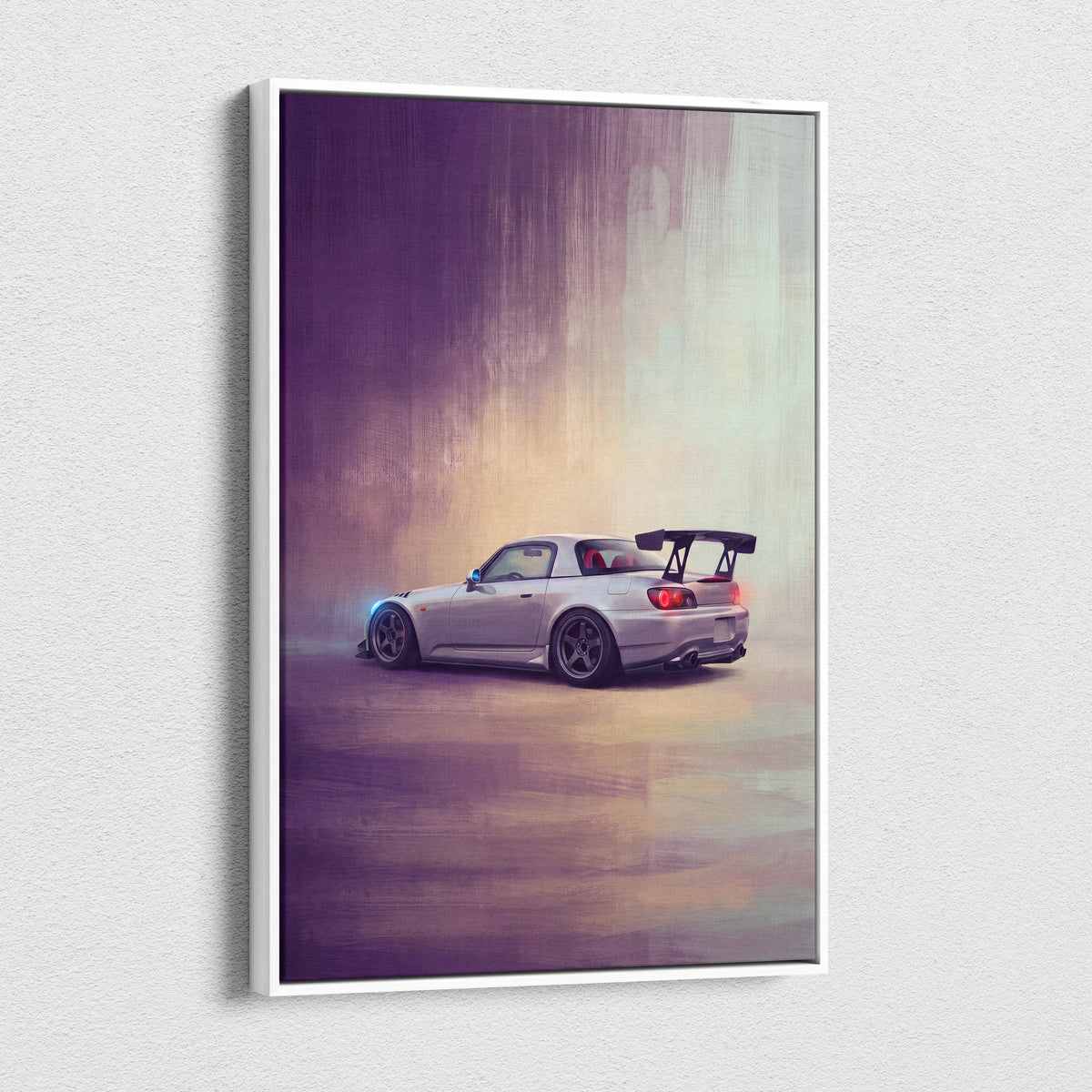 Honda S2000 Inspired Car Wall Art - Widebody Roadster Vehicle Canvas Print
