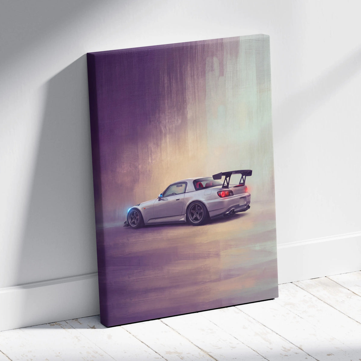 Honda S2000 Inspired Car Wall Art - Widebody Roadster Vehicle Canvas Print