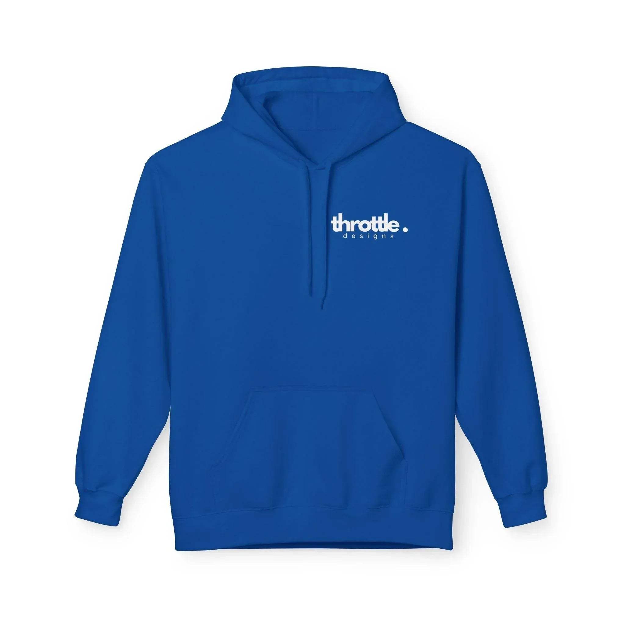 Throttle Designs Ultimate Comfort Fleece Hoodie - Small Logo