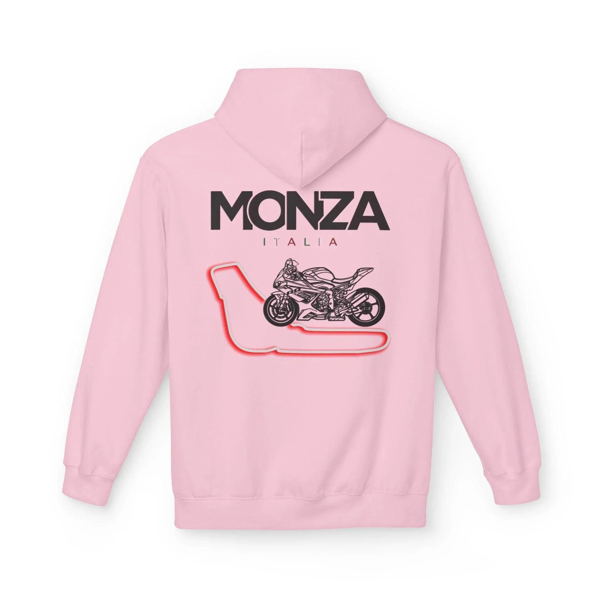 BMW Inspired S1000RR Monza Italia Fleece Hoodie Red Edition for Riders