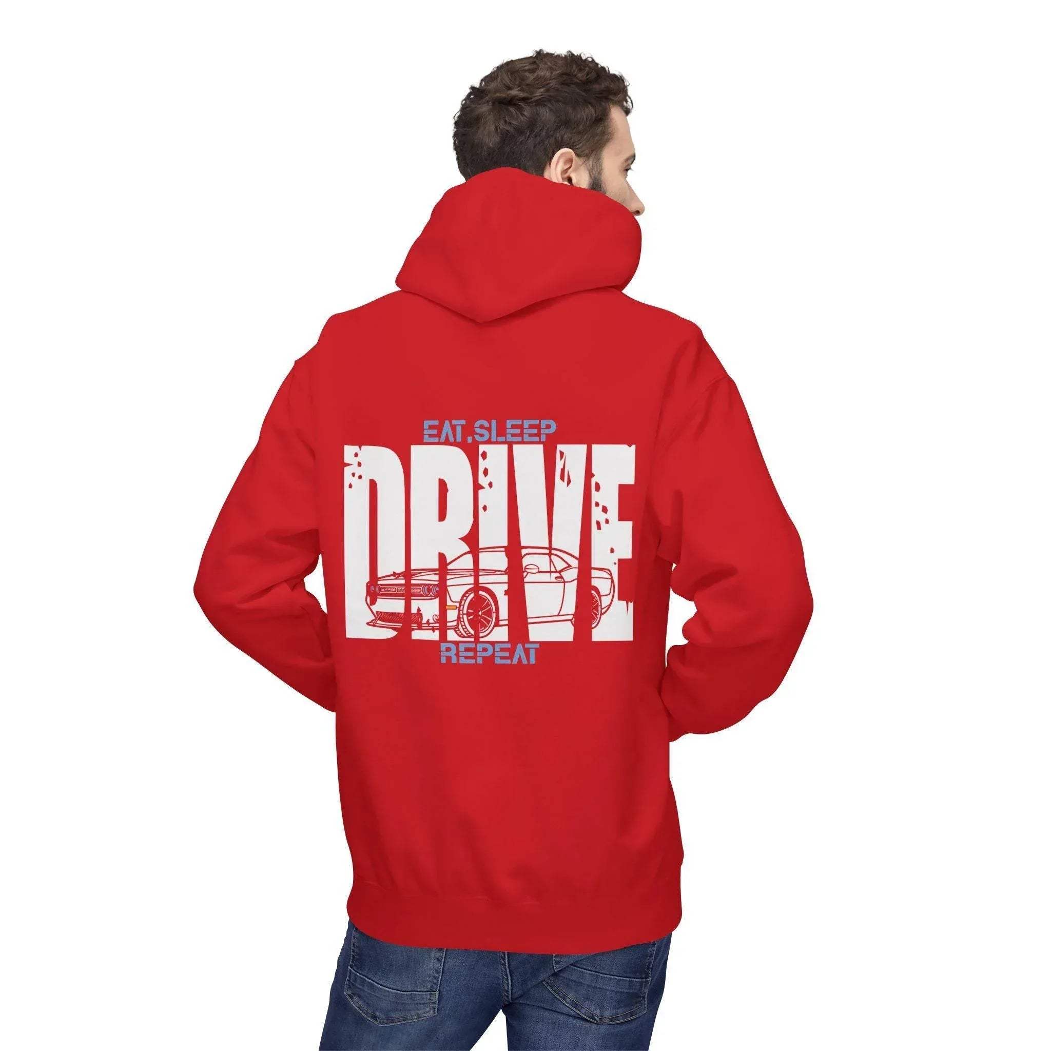 Dodge Challenger DRIVE Cozy Fleece Hoodie for Car Enthusiasts