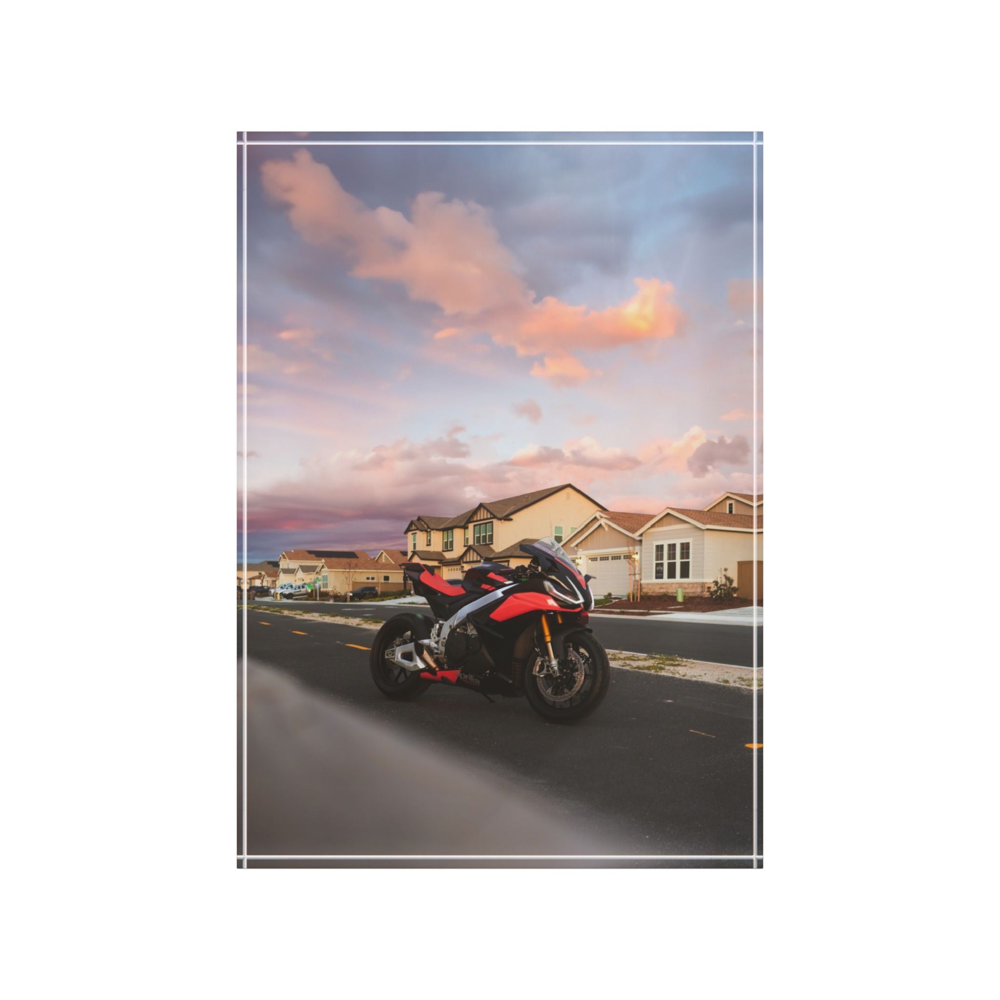 Aprilia RSV4 Motorcycle Acrylic Photo Block #012 - Throttle Designs