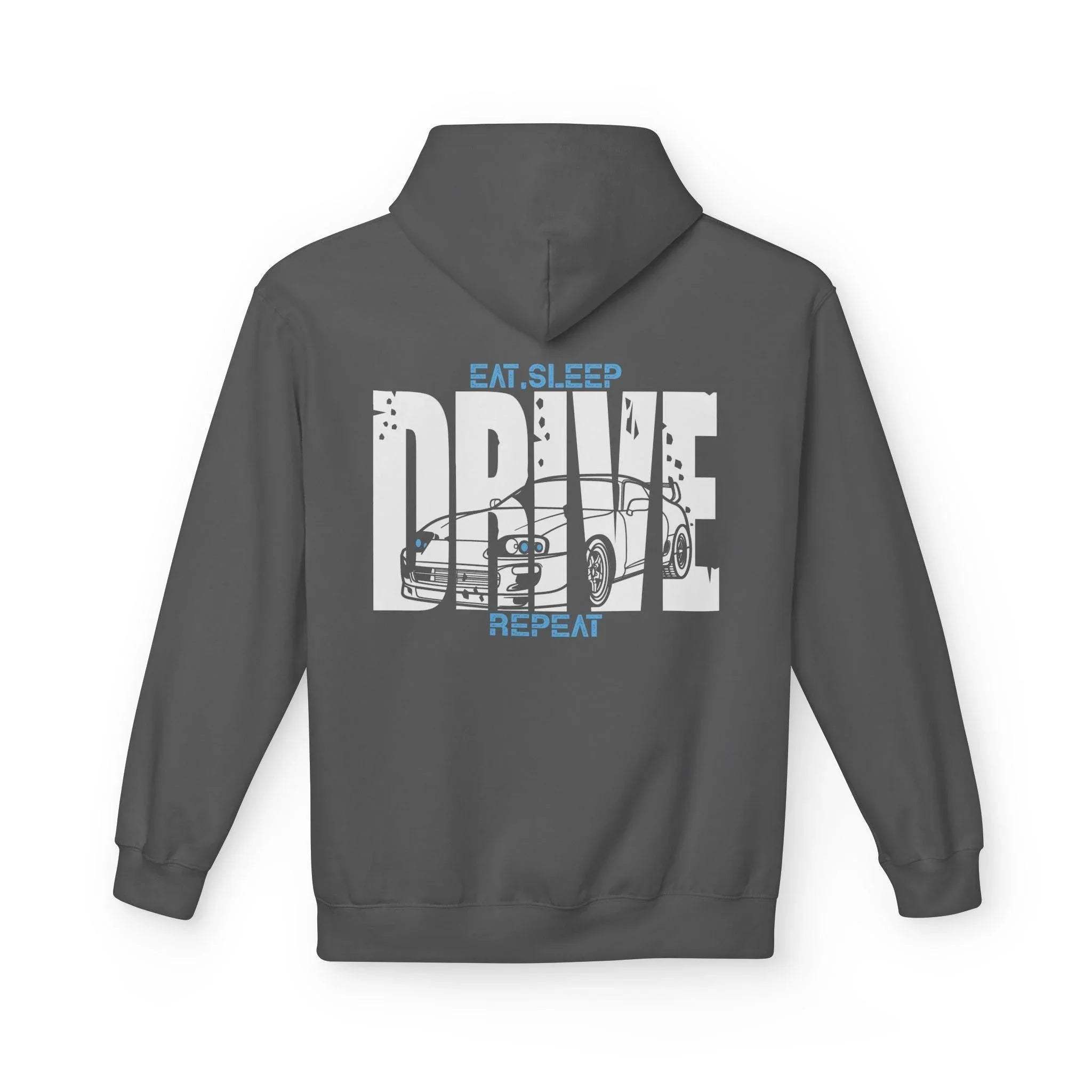 Toyota Supra Mk4 DRIVE Fleece Hoodie for Car Enthusiasts