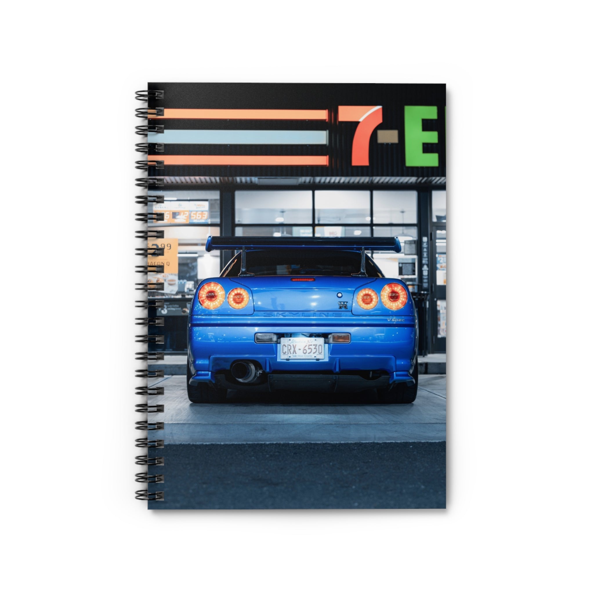 Nissan GTR R34 Automotive Spiral Notebook #007 - Throttle Designs