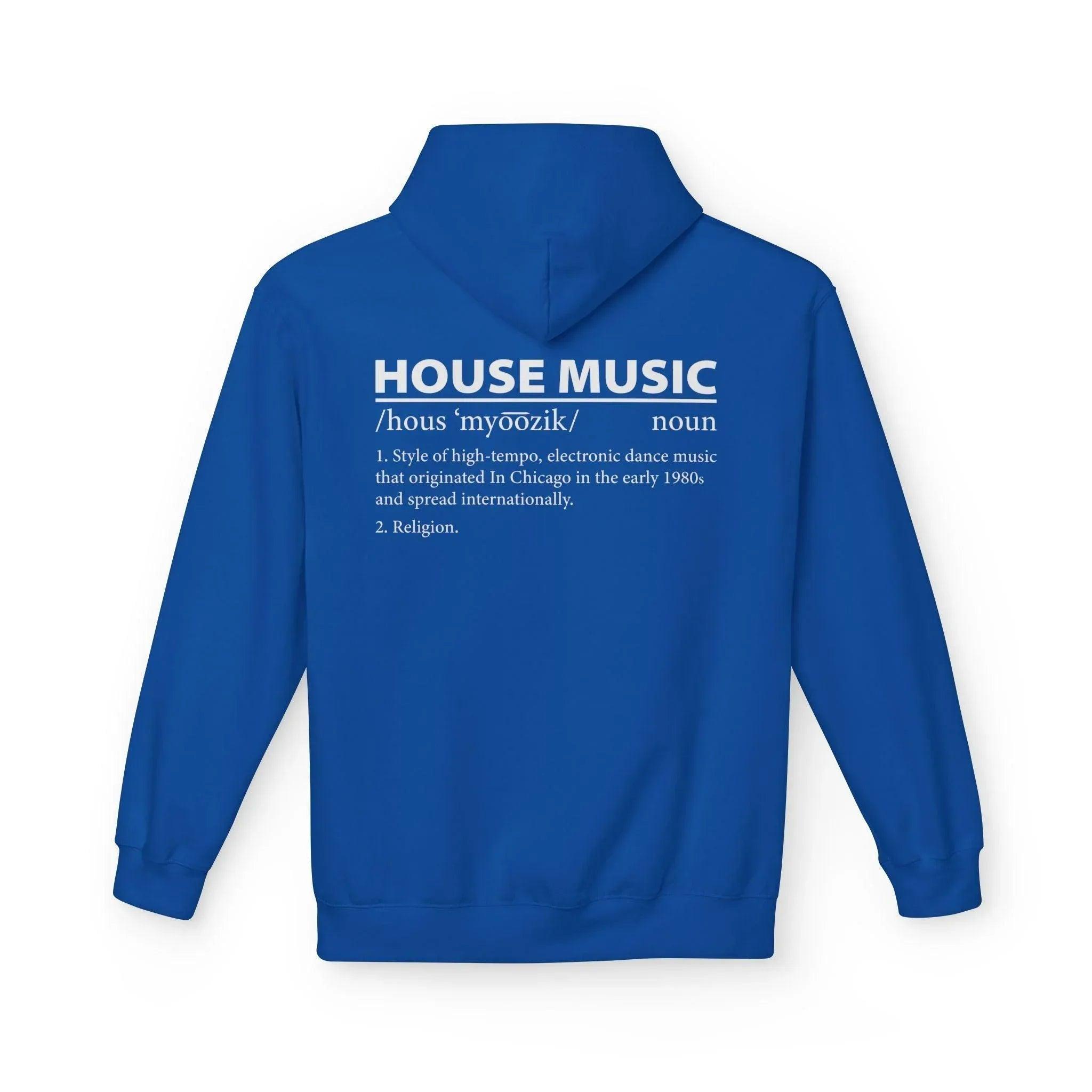 Ultimate House Music Fleece Hoodie for Comfort and Style