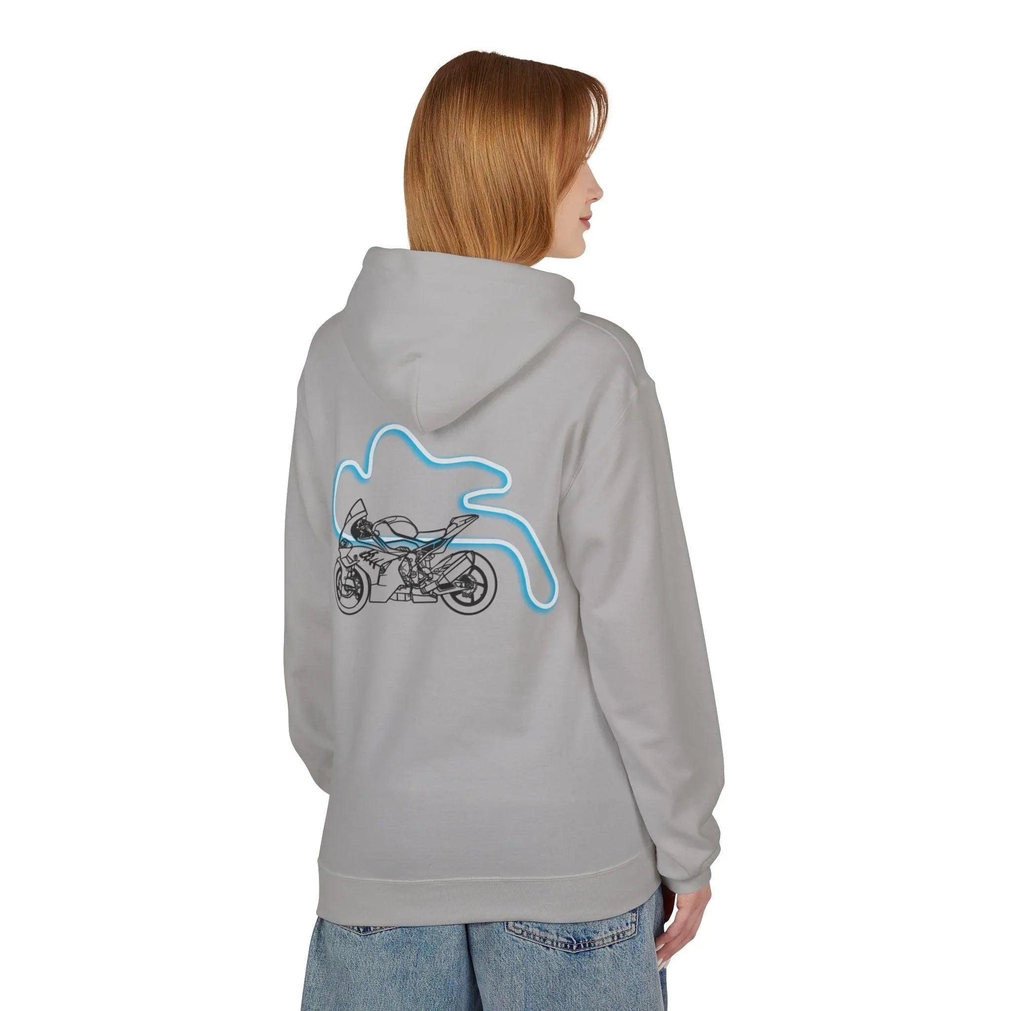 BMW Inspired M1000RR Fleece Hoodie Comfort and Style for Motorsport Enthusiasts