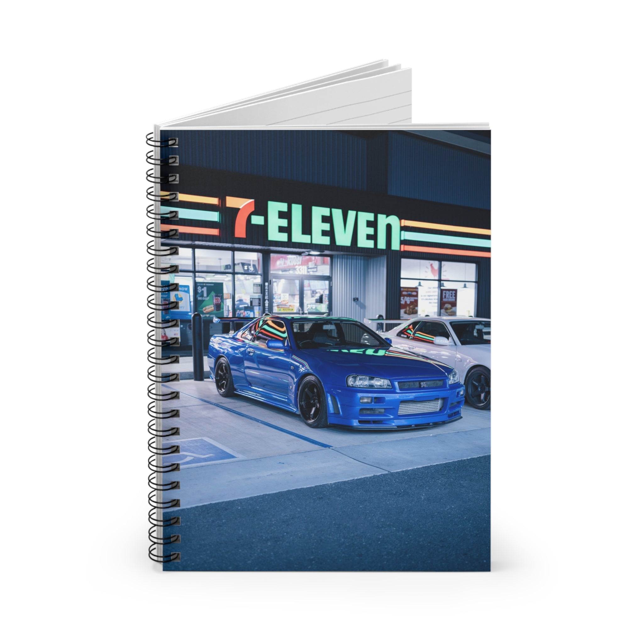 Nissan GTR R34 Automotive Spiral Notebook #002 - Throttle Designs