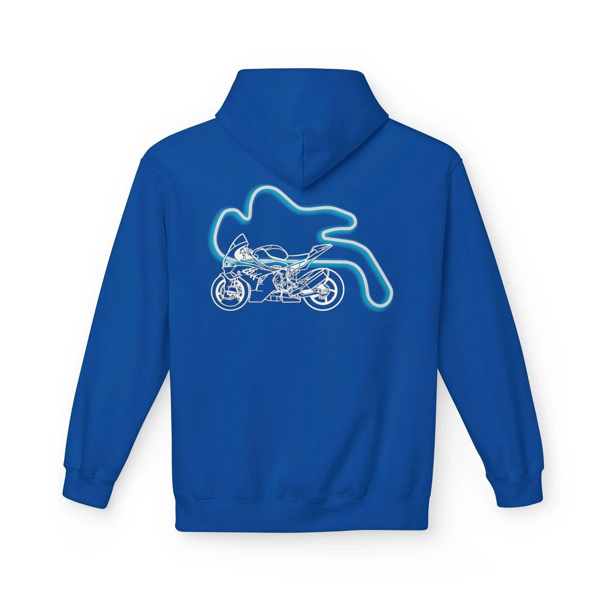 BMW Inspired M1000RR Fleece Hoodie Comfort and Style for Motorsport Enthusiasts