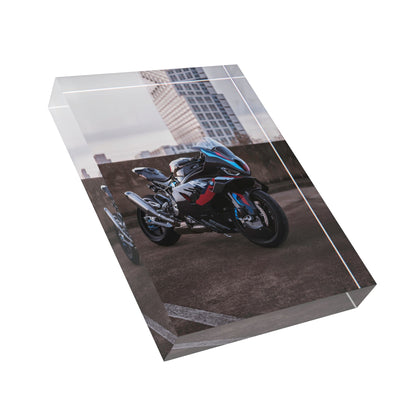 BMW M1000RR Motorcycle Acrylic Photo Block #007 - Throttle Designs