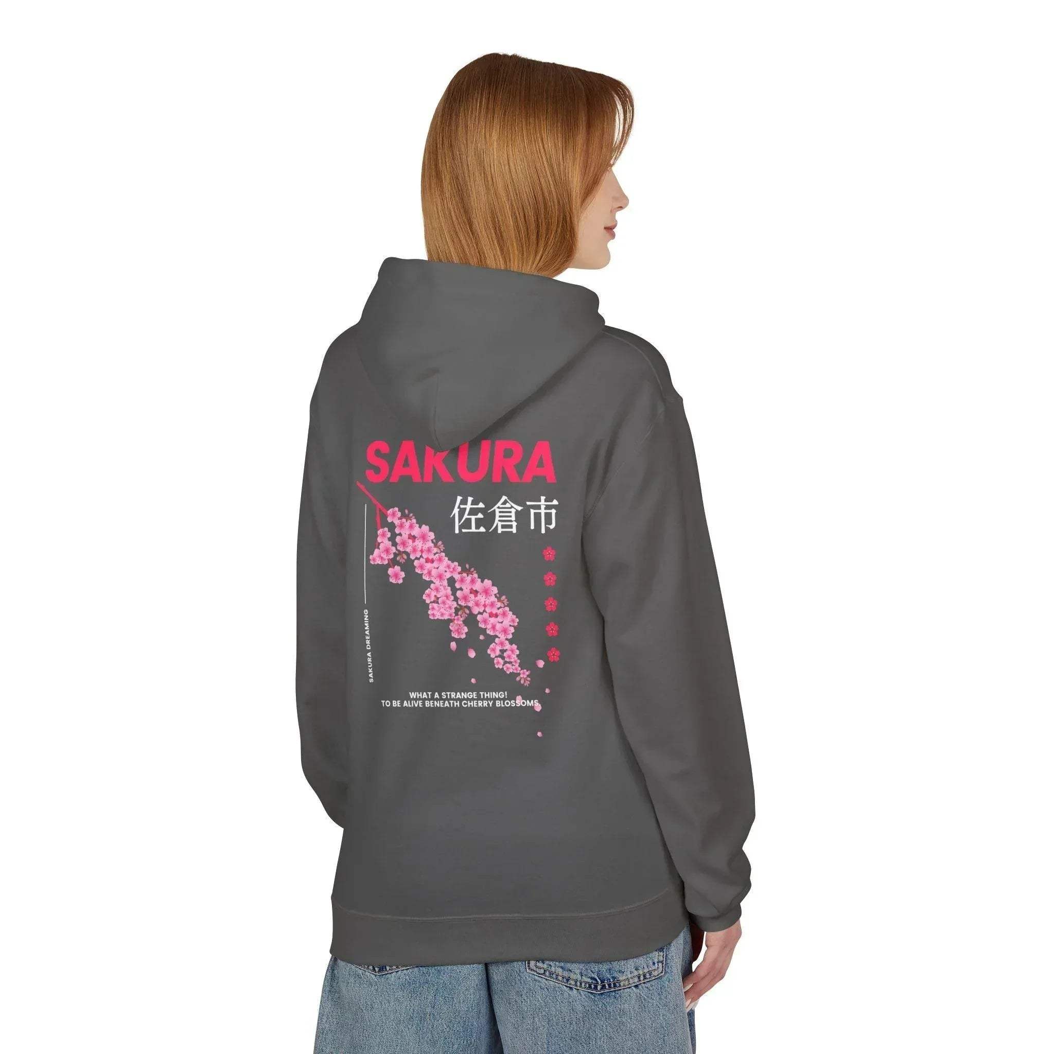 Cozy Sakura Blossom Fleece Hoodie for Ultimate Comfort