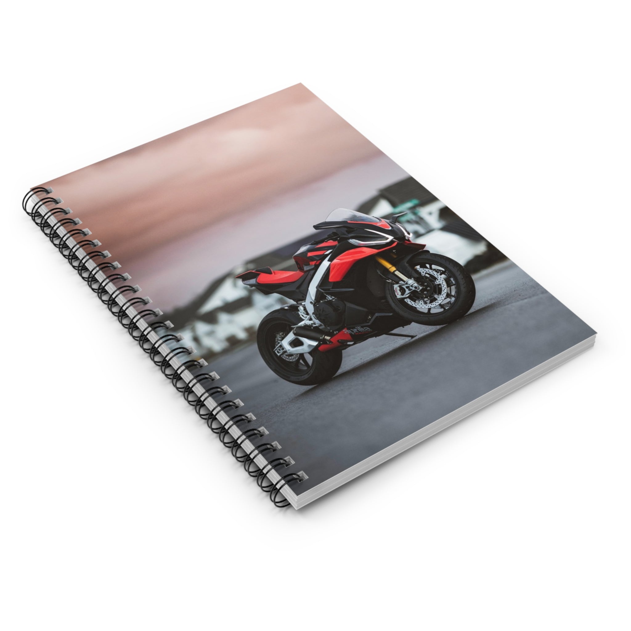 Aprilia RSV4 1100 Factory Motorcycle Spiral Notebook #002 - Throttle Designs